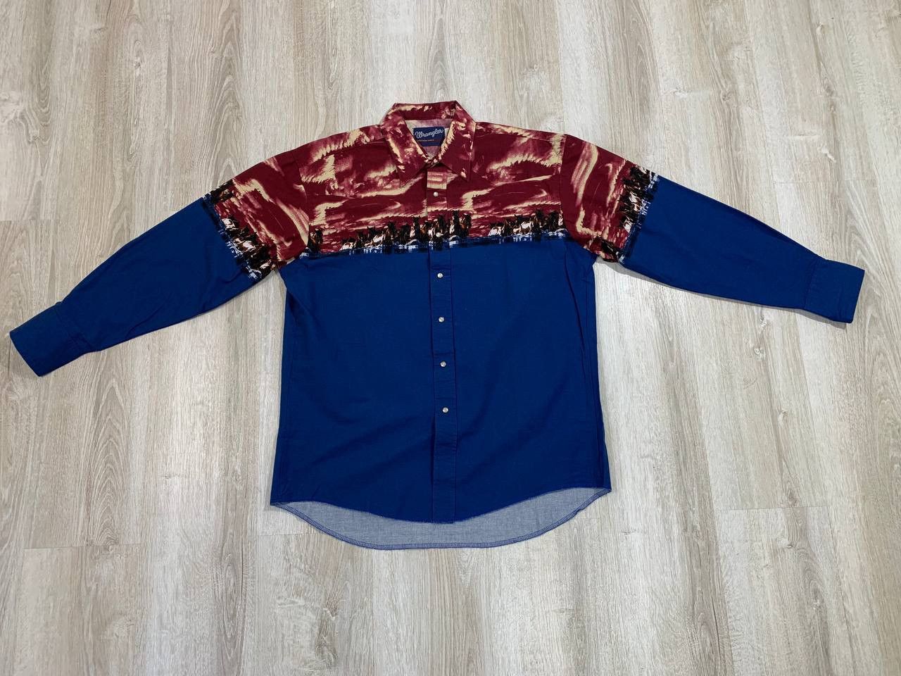 Vintage Mens vintage shirt Wrangler Size L Size US L / EU 52-54 / 3 - 1 Thumbnail