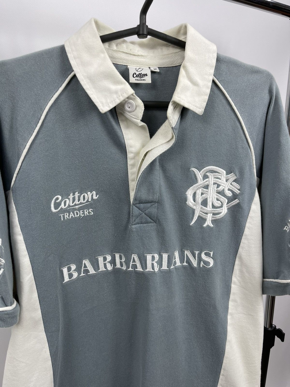 Rugby Ralph Lauren Cotton Barbarians Rugby Jersey Size M 2011-12 Grey Size US M / EU 48-50 / 2 - 3 Thumbnail