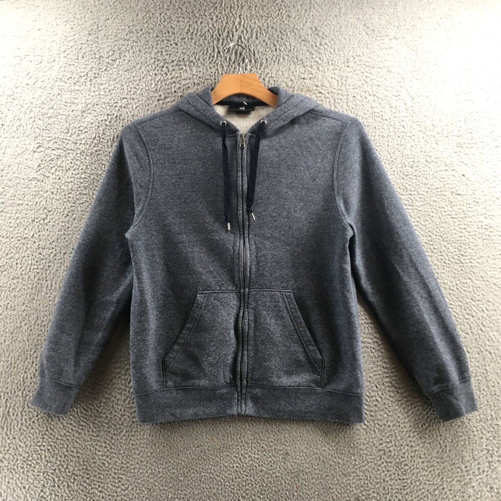 H&M H&M Regular Fit Hooded Jacket Mens L Gray Long Sleeve Full Zip Pockets Casual Size US L / EU 52-54 / 3 - 2 Thumbnail