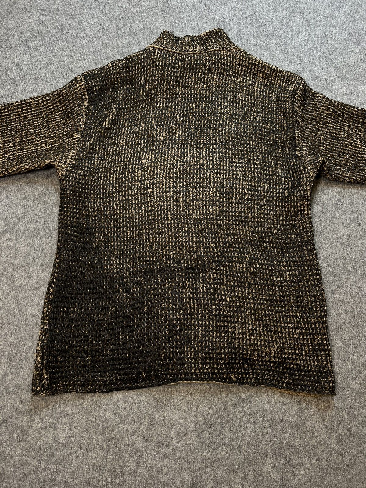Issey Miyake VINTAGE ARCHIVE ISSEY MIYAKE JAPAN PAPER KNIT HAND MADE SWEA Size US XL / EU 56 / 4 - 14 Thumbnail
