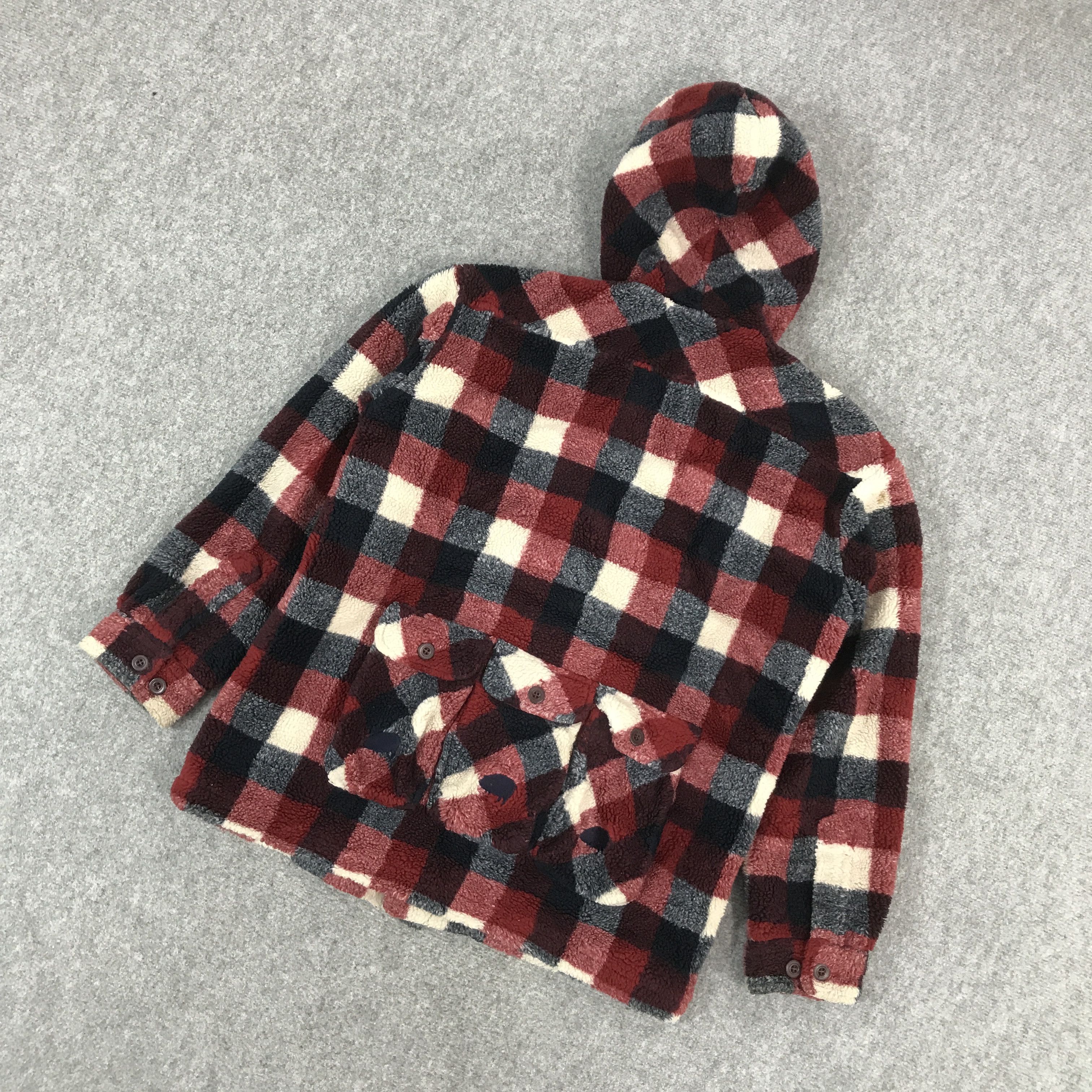 Japanese Brand × Vintage DRUG STORE'S JAPAN STYLE SHERPA BUTTON JACKET Size US L / EU 52-54 / 3 - 6 Thumbnail