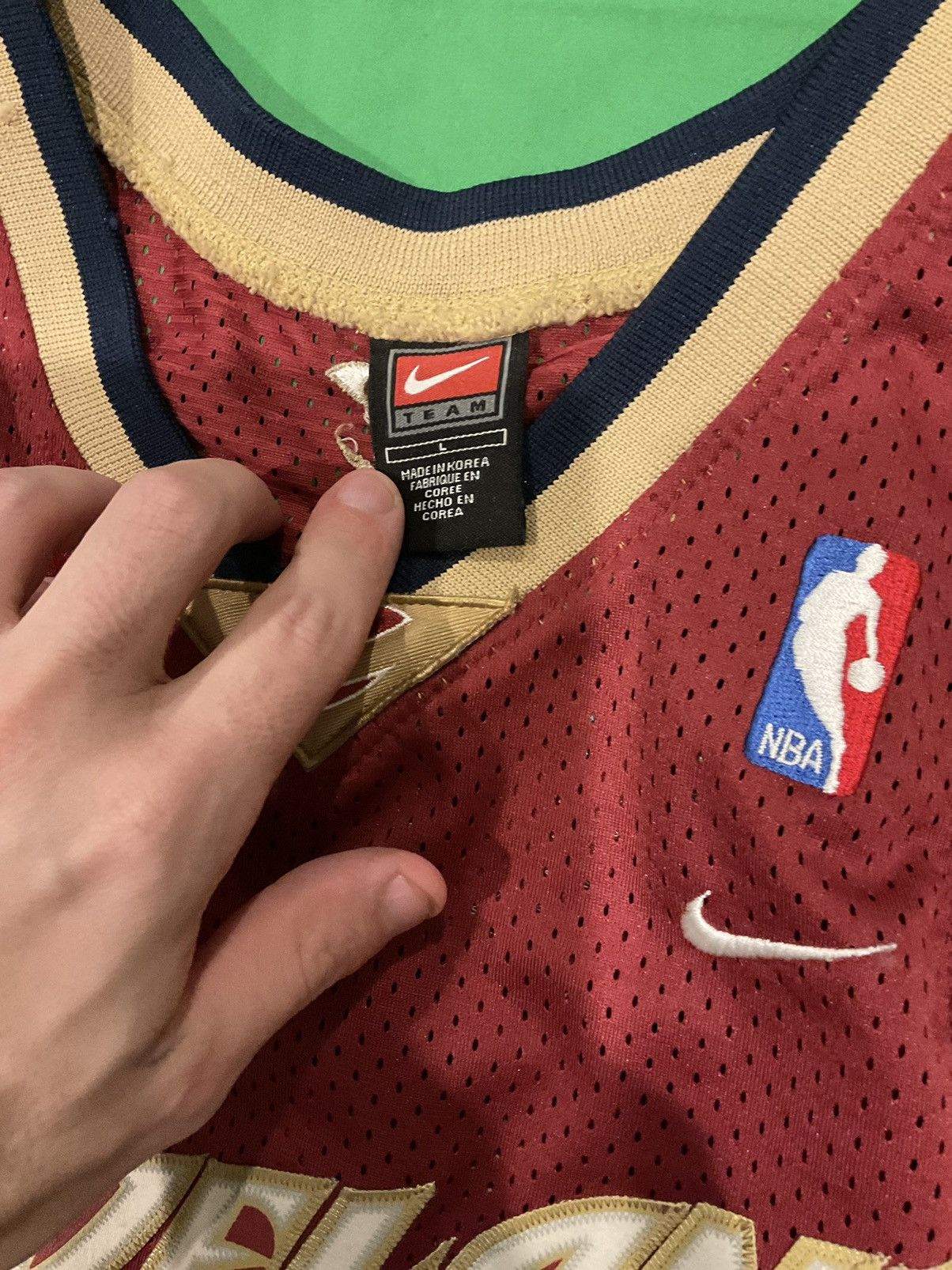 NBA × Nike × Vintage Vintage Nike Cleveland Cavaliers LeBron James jersey Size US L / EU 52-54 / 3 - 3 Thumbnail