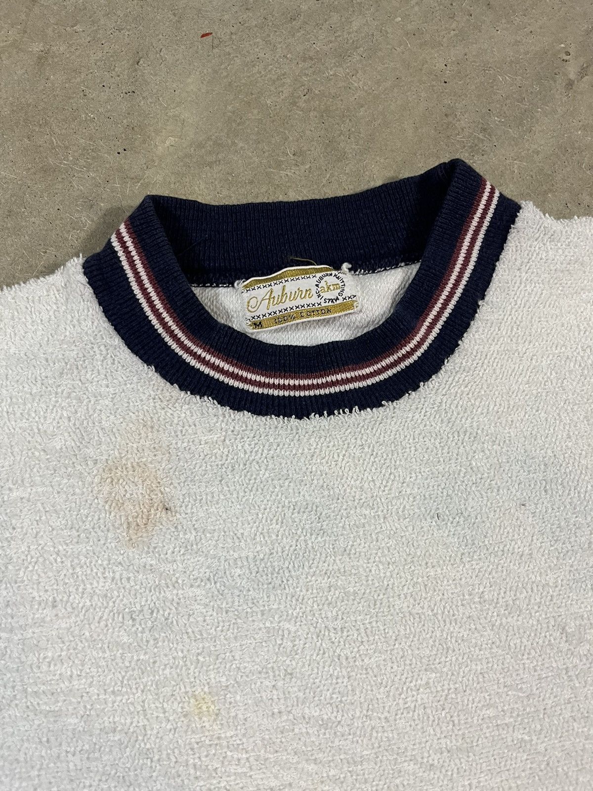 Vintage Vintage 60s Terrycloth Short Sleeve Sweatshirt Size M / US 6-8 / IT 42-44 - 4 Thumbnail