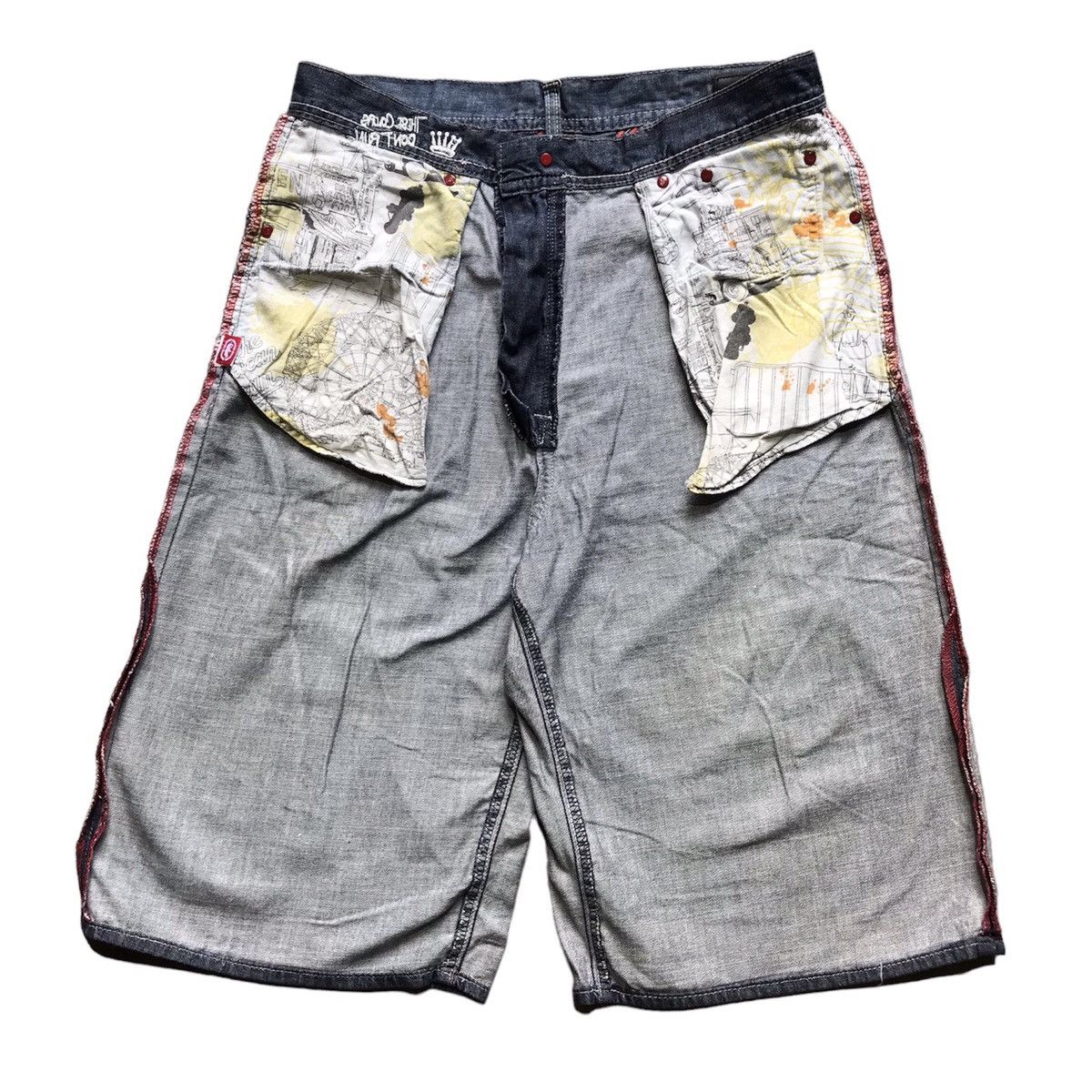 Ecko Unltd. × JNCO Y2K Ecko Embroidered Denim Pants Size US 34 / EU 50 - 6 Thumbnail