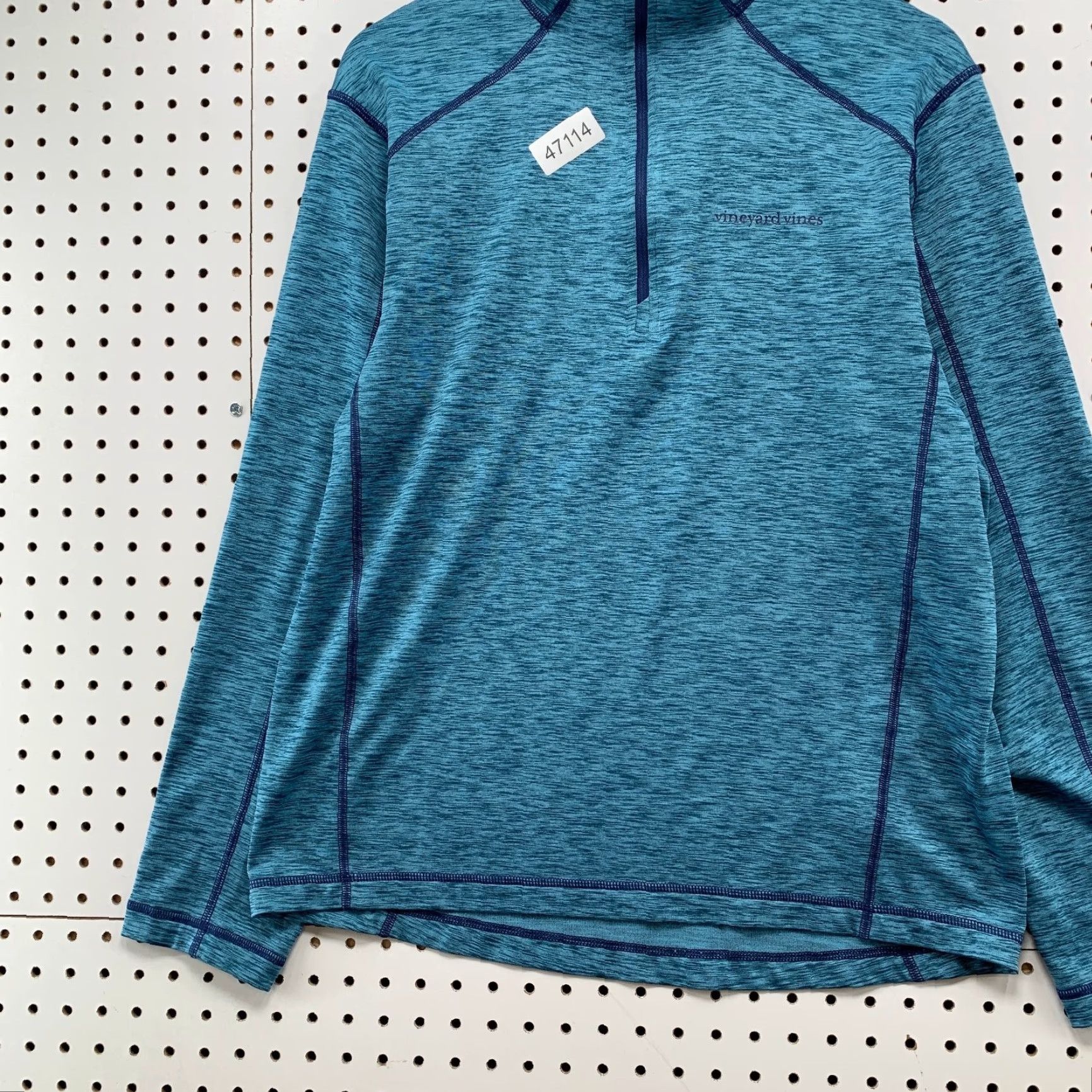 Vineyard Vines Vineyard Vines Performance Pullover 1/4 Zip Mens Small Blue Sankaty Long Sleeve Shirt Size US S / EU 44-46 / 1 - 5 Thumbnail