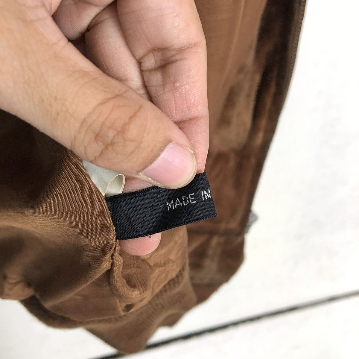 Japanese Brand 🔥VINTAGE GENUINE LEATHER JACKET BEAMS JAPAN ISSEY MIYAKE Size US L / EU 52-54 / 3 - 21 Thumbnail
