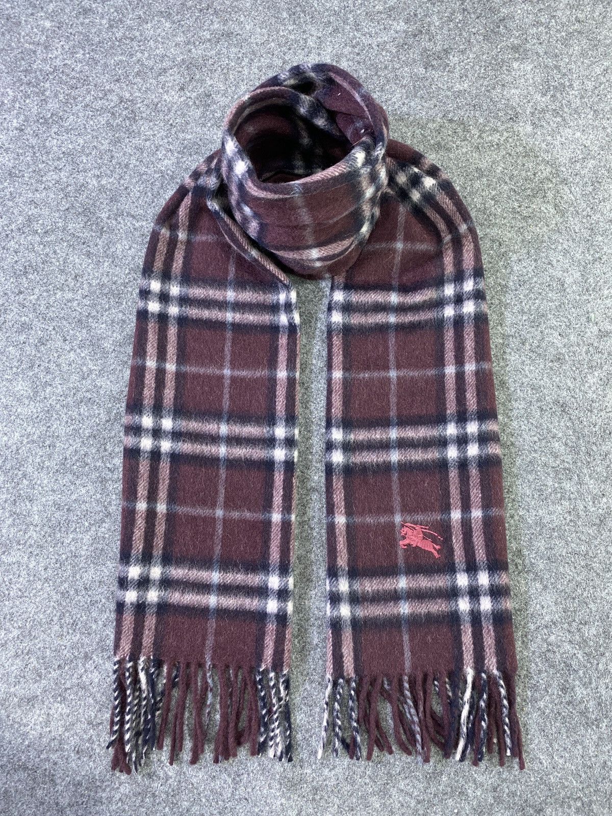 Burberry × Vintage VINTAGE BURBERRY Scarf / Muffler / Neckwear -T709 Size ONE SIZE - 1 Thumbnail