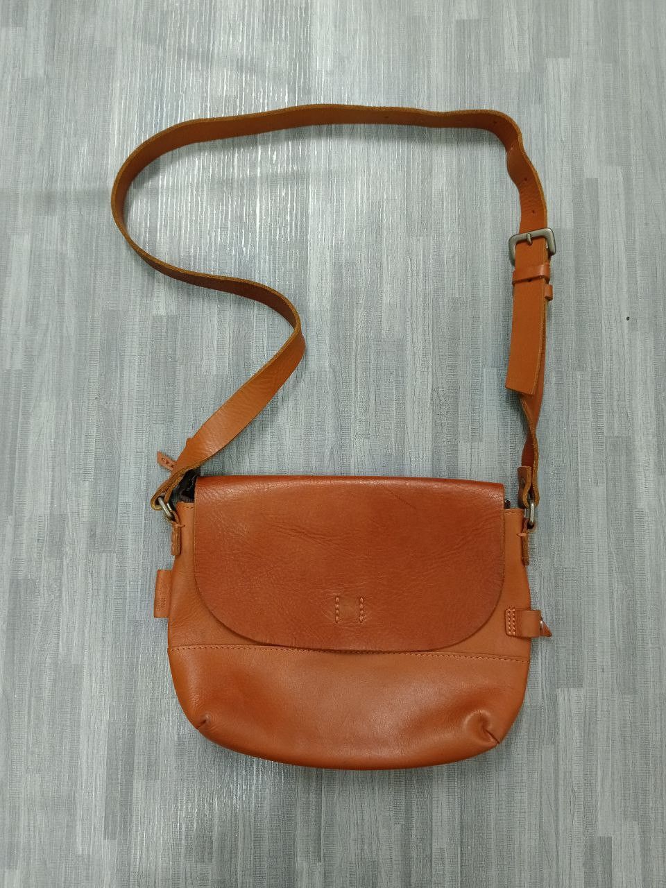 Leather H. 1203 MANO FECE LEATHER SLING/CROSSBODY Size ONE SIZE - 2 Thumbnail