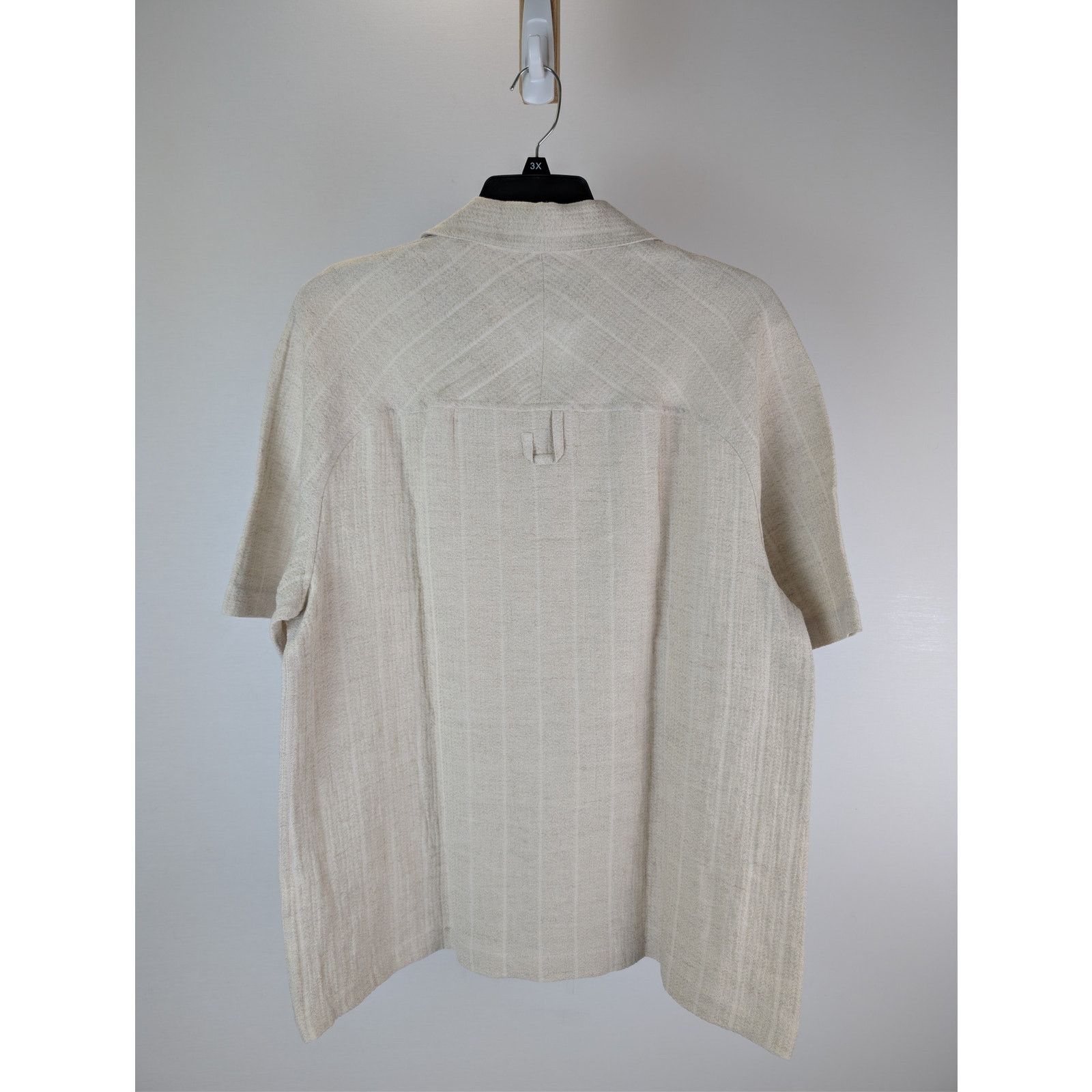 Jacquemus o1rshd1 La Chemise Fonccio camp-collar Button up shirt Beige Size US M / EU 48-50 / 2 - 16 Thumbnail