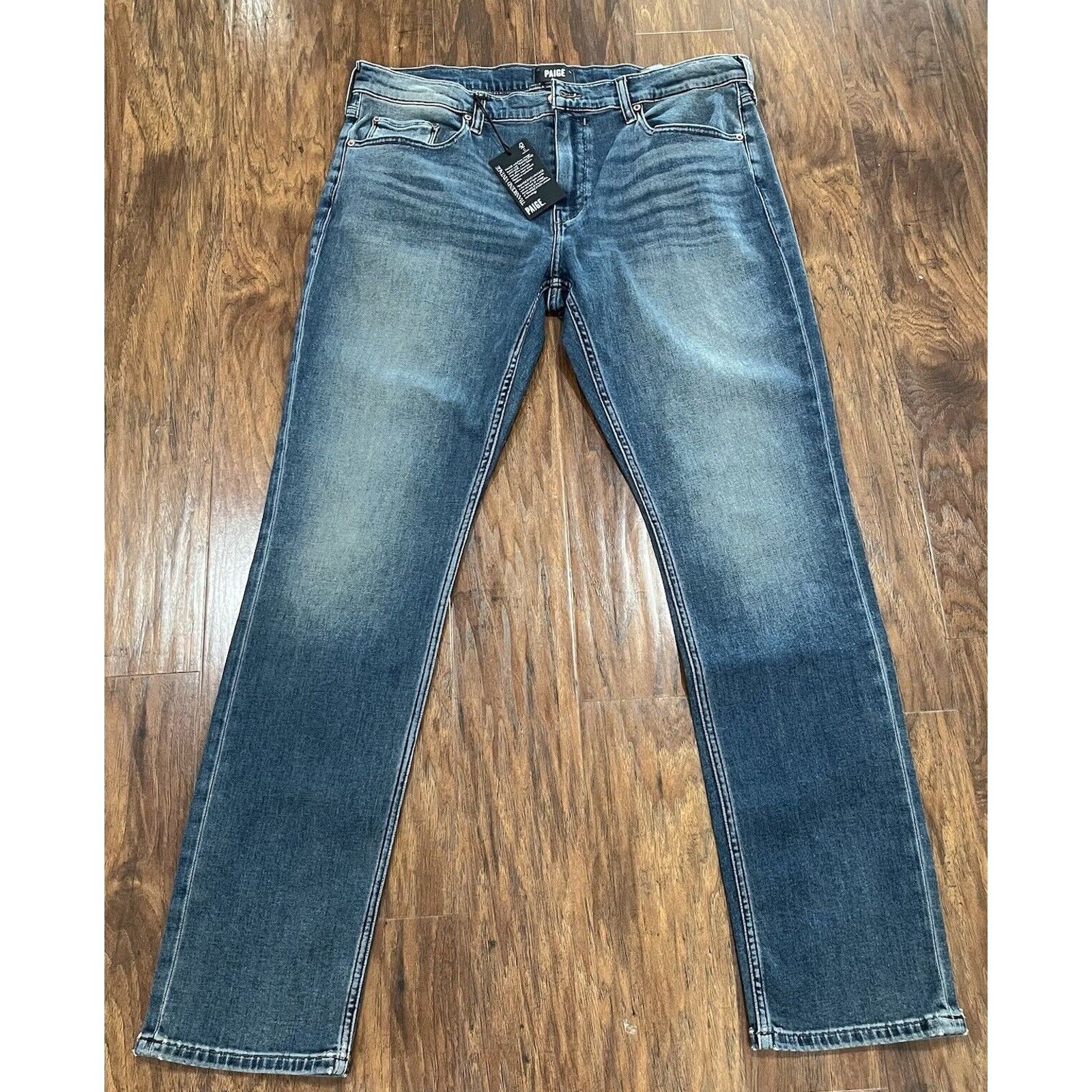 Paige Paige Jeans Men's Transcend Federal Slim Straight Size 36x32 Size US 36 / EU 52 - 1 Thumbnail