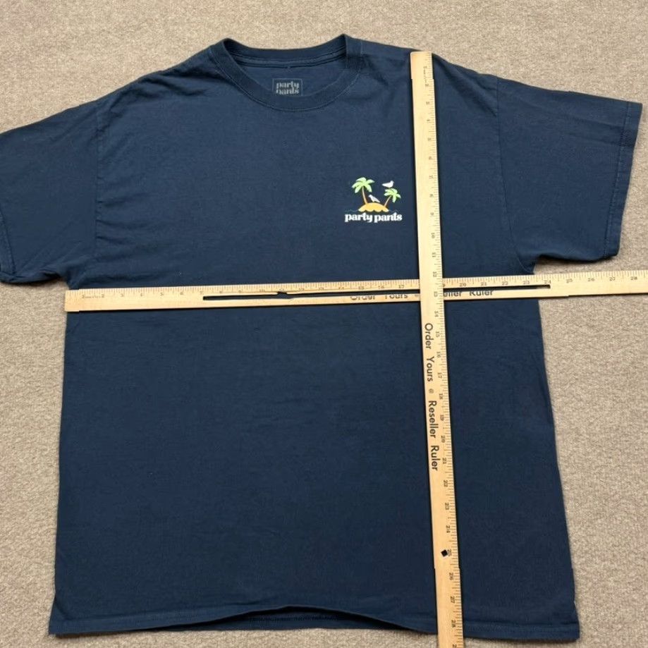 Vintage Vintage Party Pants Men's T-Shirt Size XL Short Sleeve Graphic Print Logo Blue Casual Size US XL / EU 56 / 4 - 4 Thumbnail
