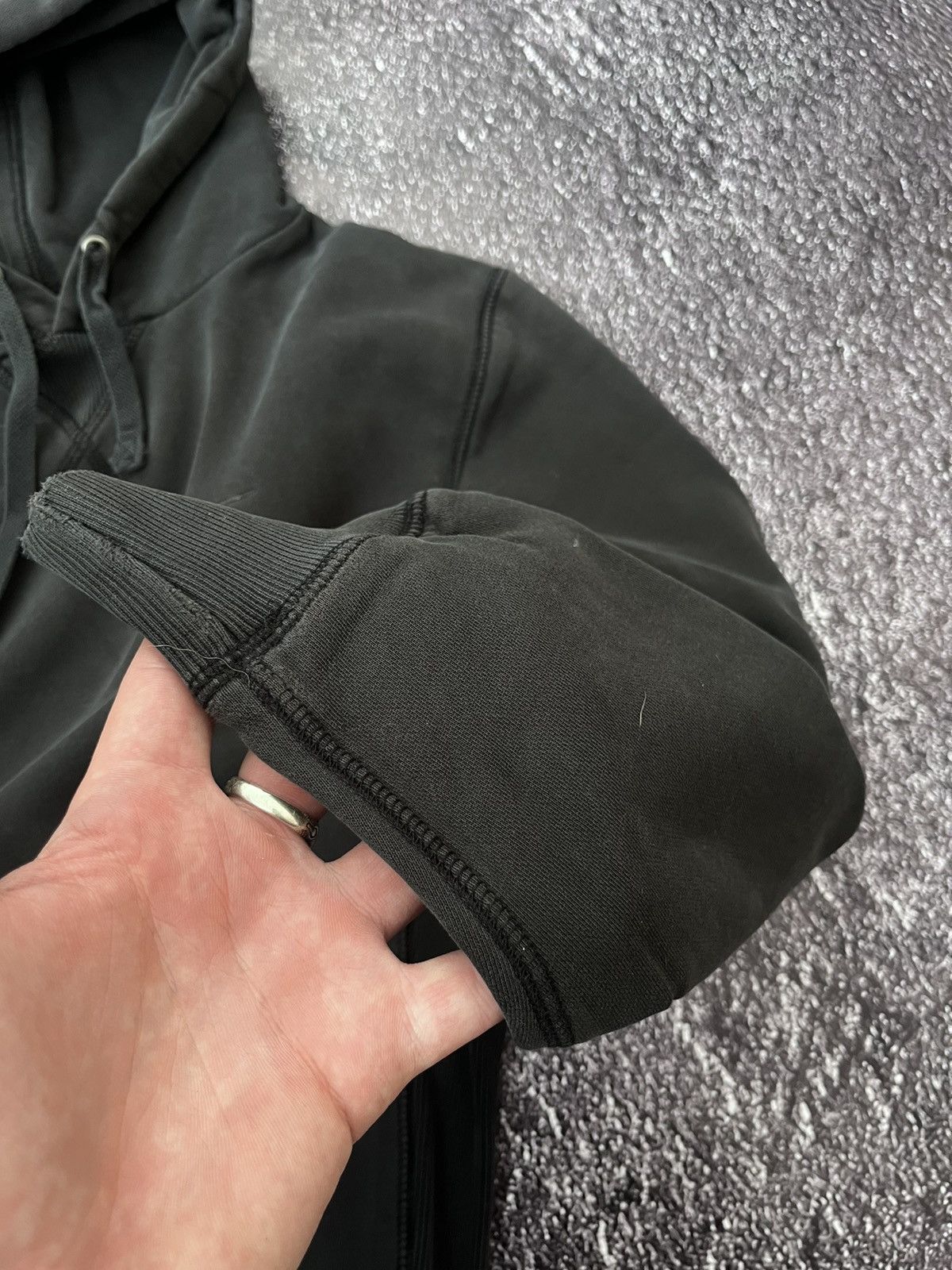 Nike Vintage Nike Y2K Full Black Faded Distressed Hoodie Size US M / EU 48-50 / 2 - 10 Thumbnail