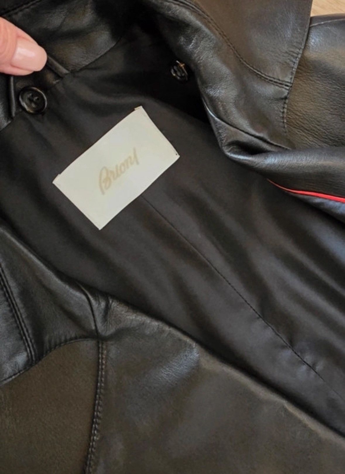 RARE 2 PIECE CASHMERE AND LEATHER COAT