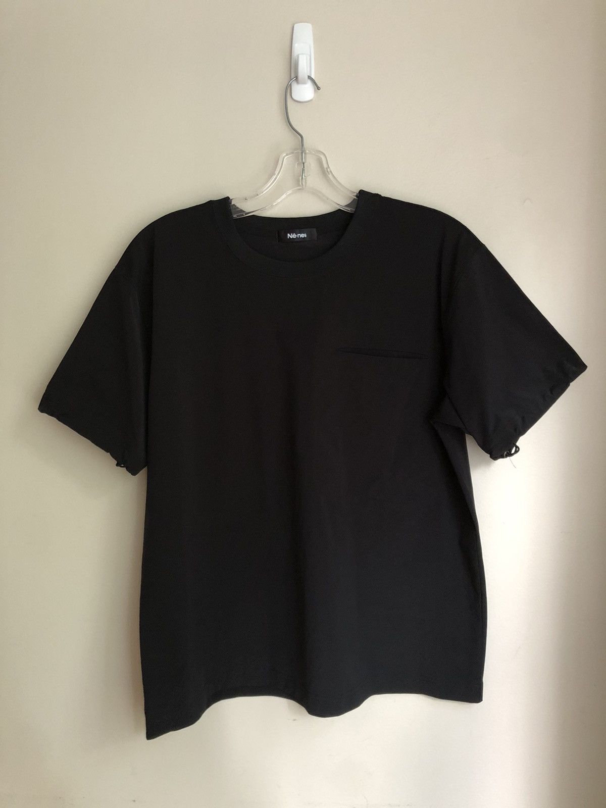Issey Miyake × Ne-Net Ne-Net Drawstring Sleeve Nylon T Shirt Size US L / EU 52-54 / 3 - 21 Thumbnail