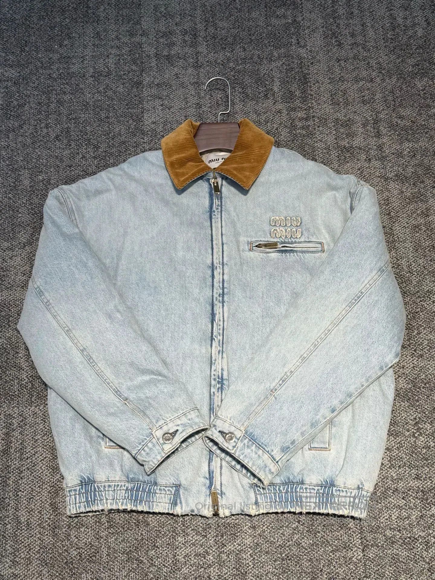 Miu Miu Miu Miu Denim Thick Coat. Size XS / US 0-2 / IT 36-38 - 1 Thumbnail