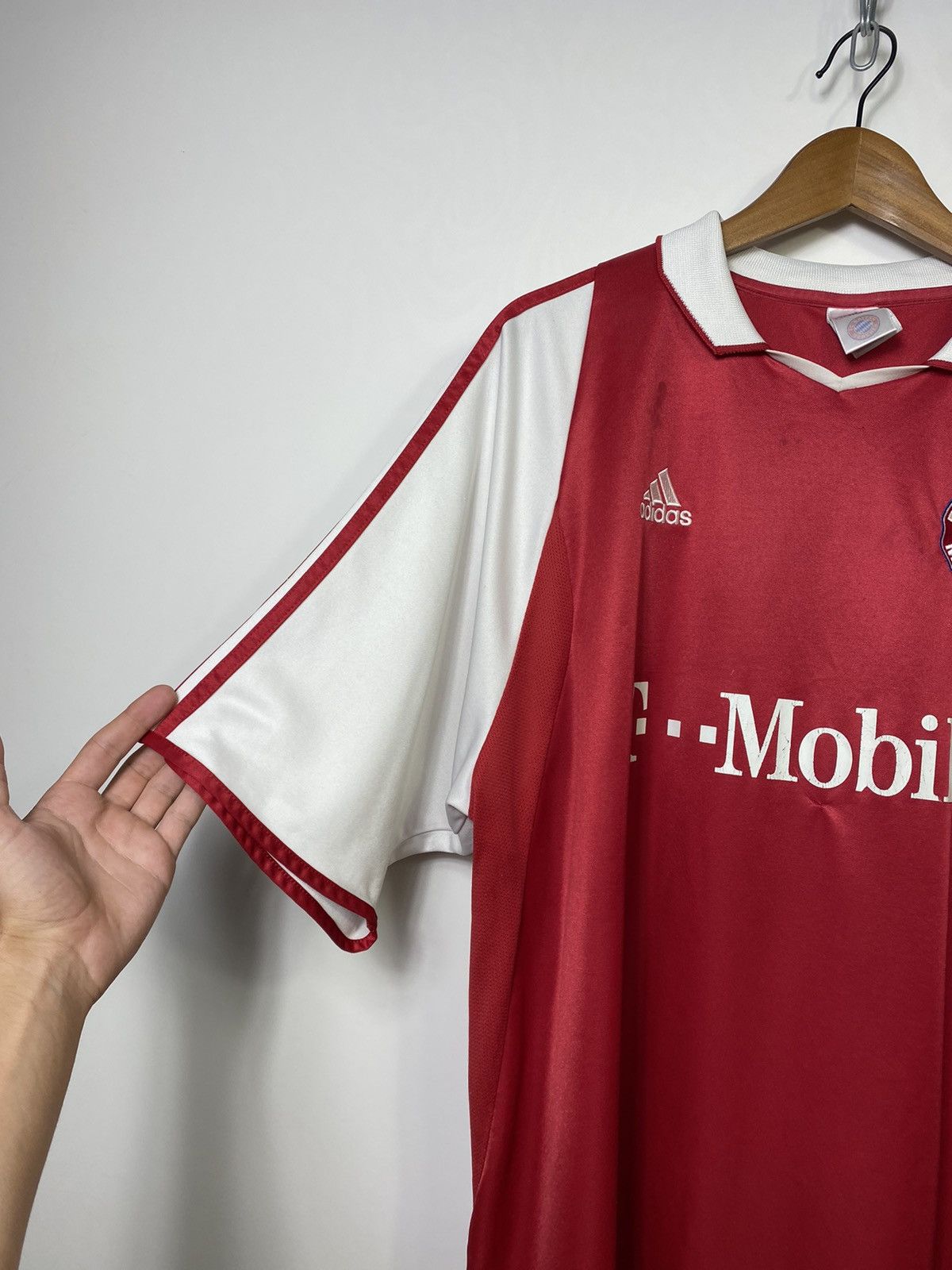 Adidas × Vintage Vintage Bayern Munich 2003/04 Football Jersey T-shirt Size US XXL / EU 58 / 5 - 9 Thumbnail