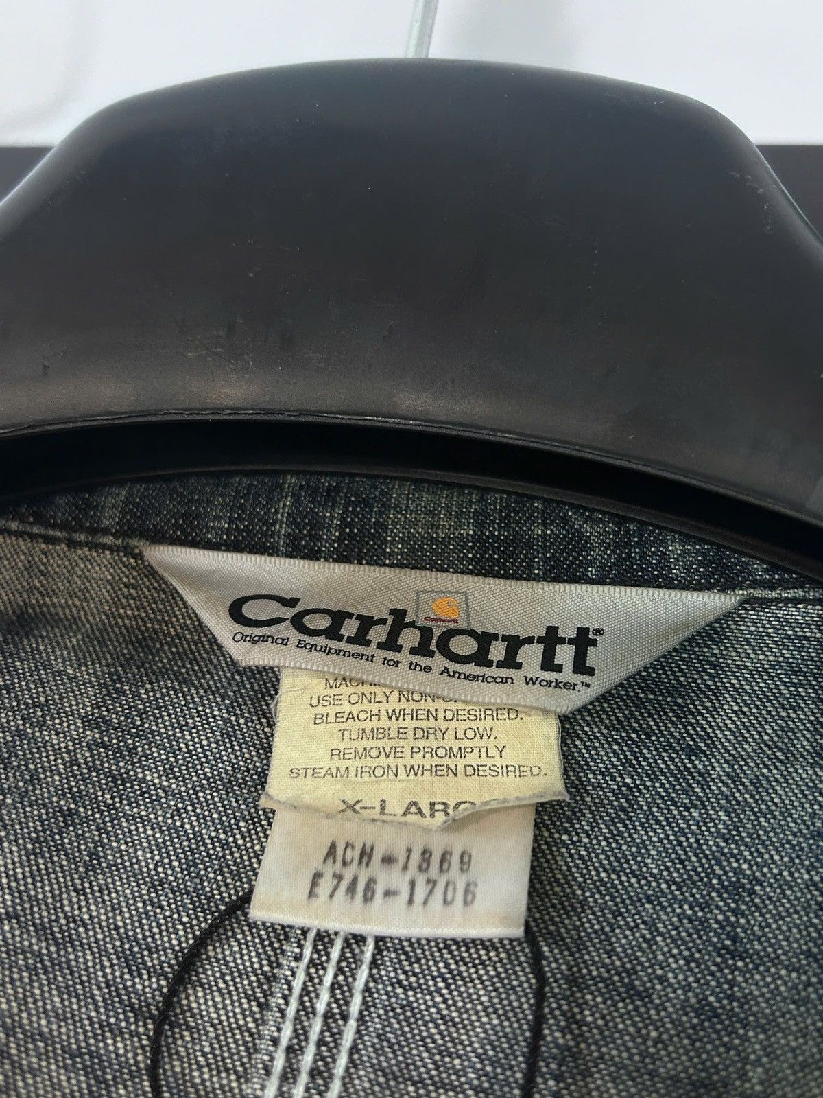 Carhartt VTG Carhart Denim Jacket Size US XL / EU 56 / 4 - 3 Thumbnail