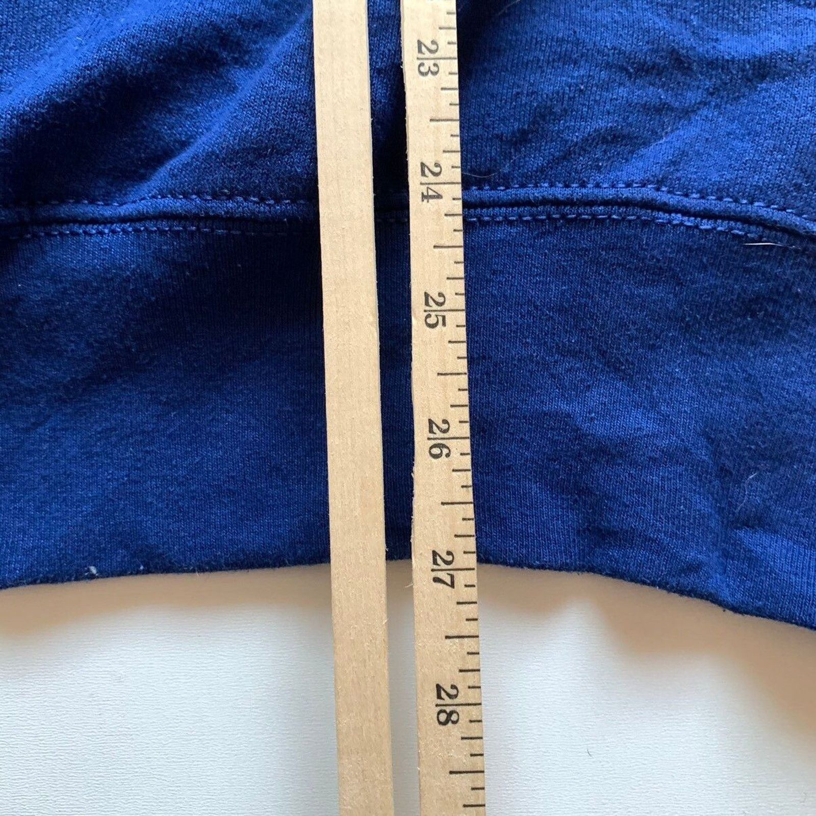 Fruit Of The Loom Vintage 90s Blank Blue Basic Crewneck Large Made In USA Rare Size US L / EU 52-54 / 3 - 5 Thumbnail