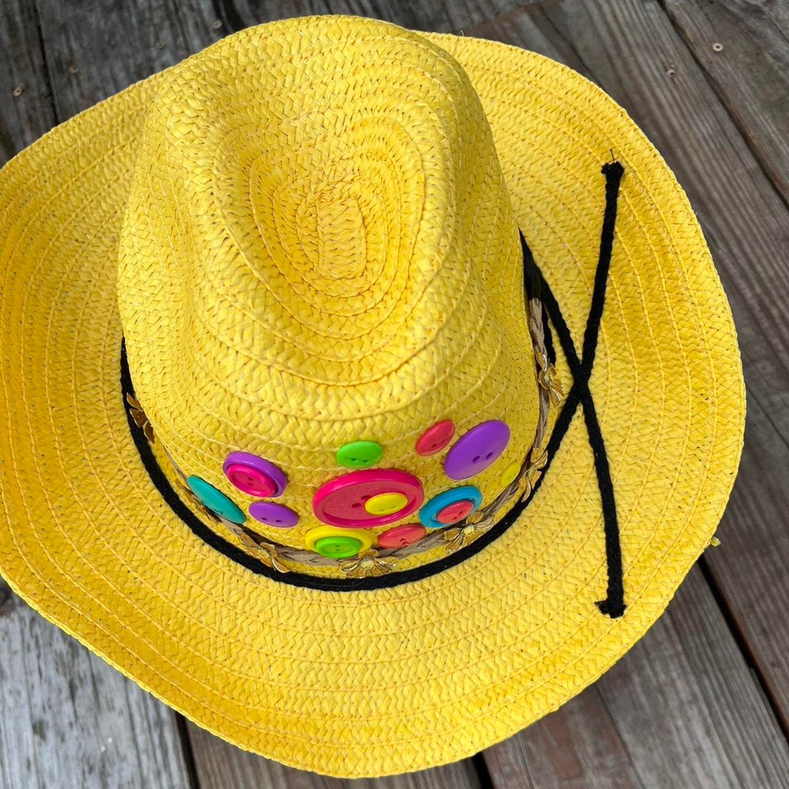 Other Yellow cowgirl hat Size ONE SIZE - 3 Thumbnail