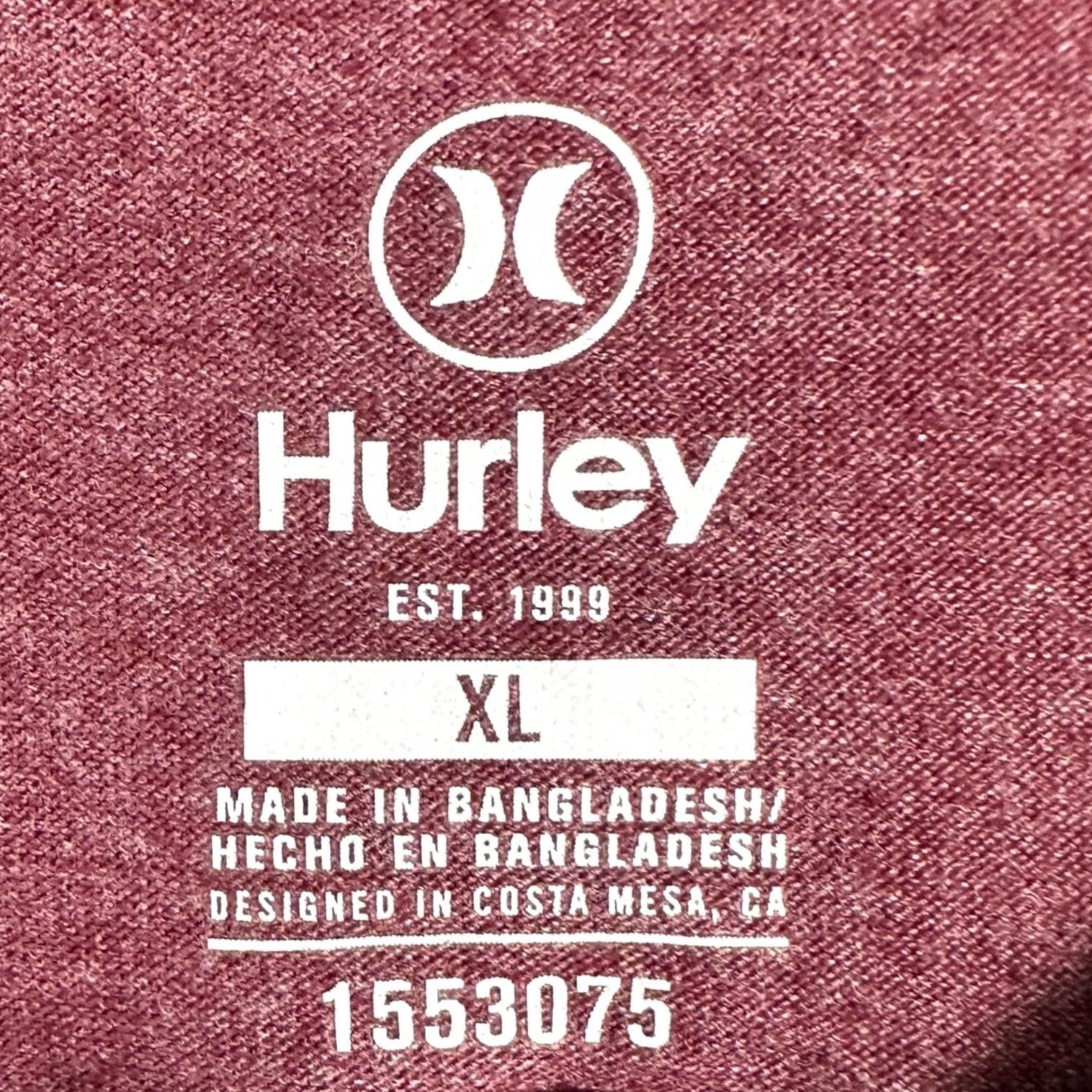 Hurley Hurley T-Shirt Mens XL Red Colorblock Raglan Crewneck Long Sleeve Tee, Colorblock, All Seasons, 60% Cotton, 40% Polyester, Regular Fit Size US XL / EU 56 / 4 - 4 Thumbnail