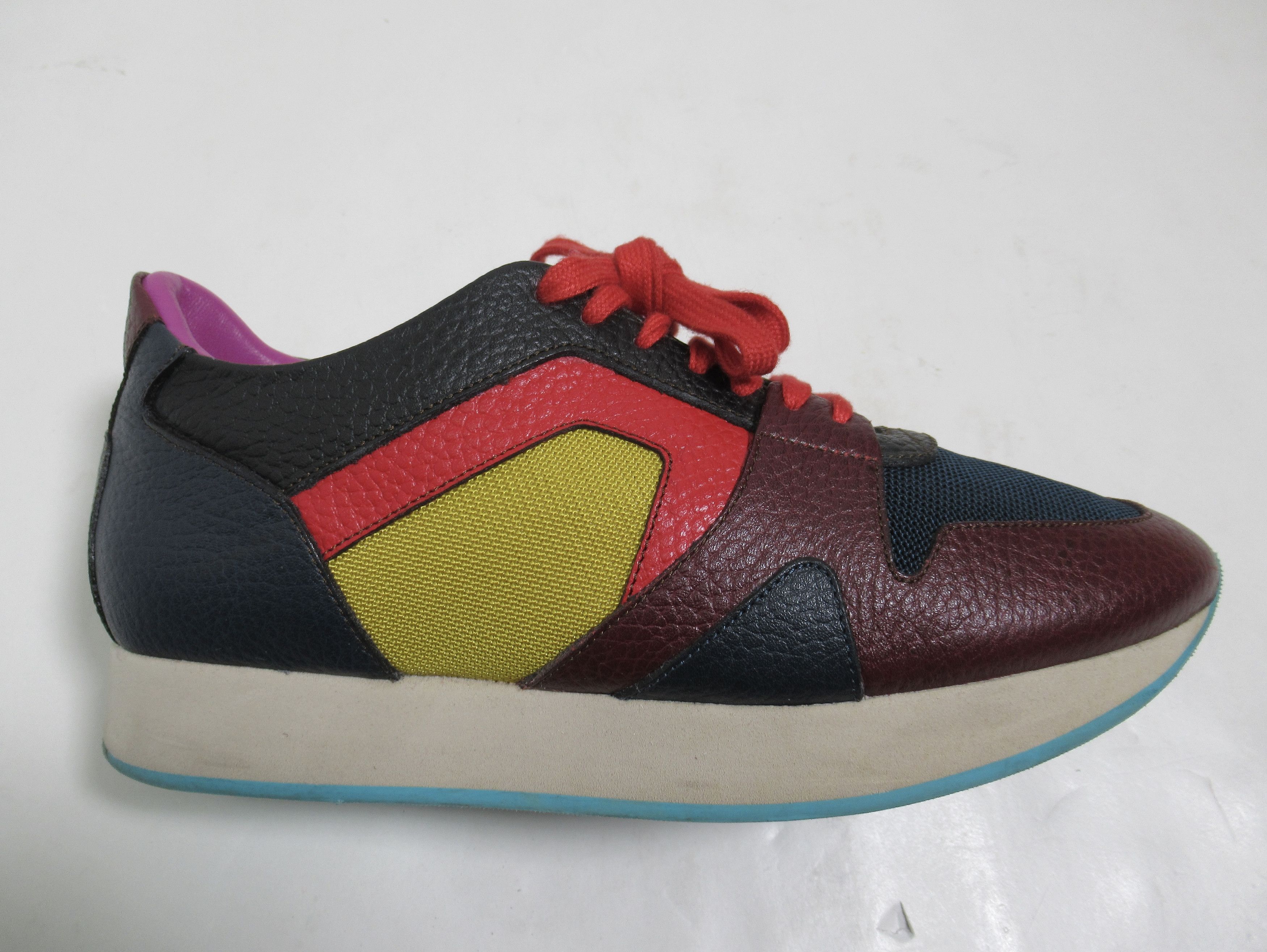 image of Burberry Prorsum Women's Leather Shoes Colorblock (Size 8)