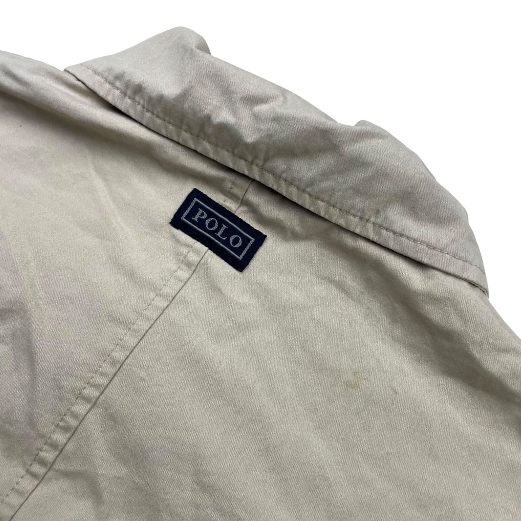 Polo Ralph Lauren VTG Polo Ralph Lauren Coat Shirt Mens M Khaki/Tan Fleece Lined Full Zip Insulated Cotton Size US M / EU 48-50 / 2 - 4 Thumbnail