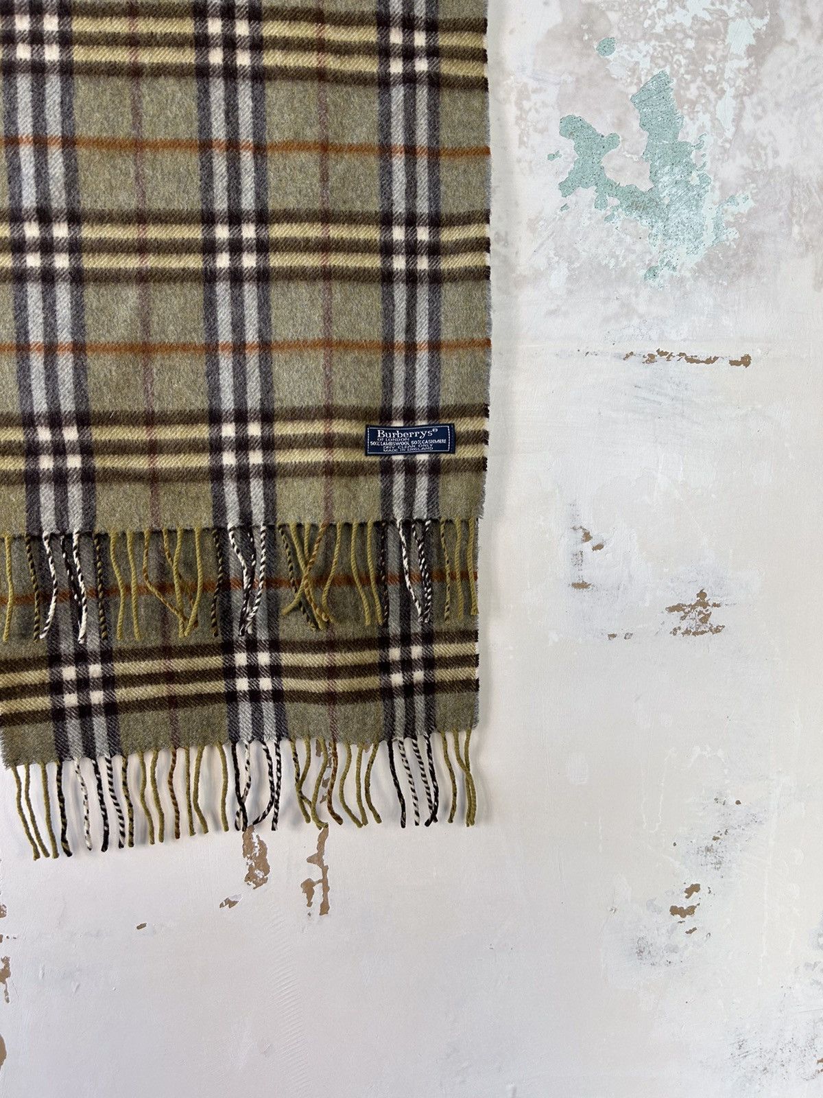 Burberry BURBERRY WOOL & CASHMERE SCARF Size ONE SIZE - 3 Thumbnail
