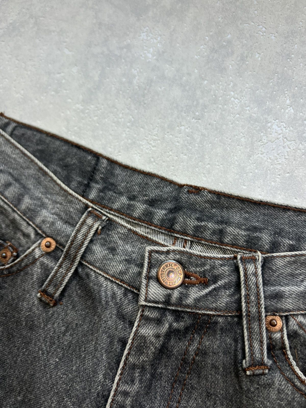 Hysteric Glamour 00’s HYSTERIC GLAMOUR KINKY VINTAGE STRAIGHT JEANS Y2K Size US 32 / EU 48 - 10 Thumbnail