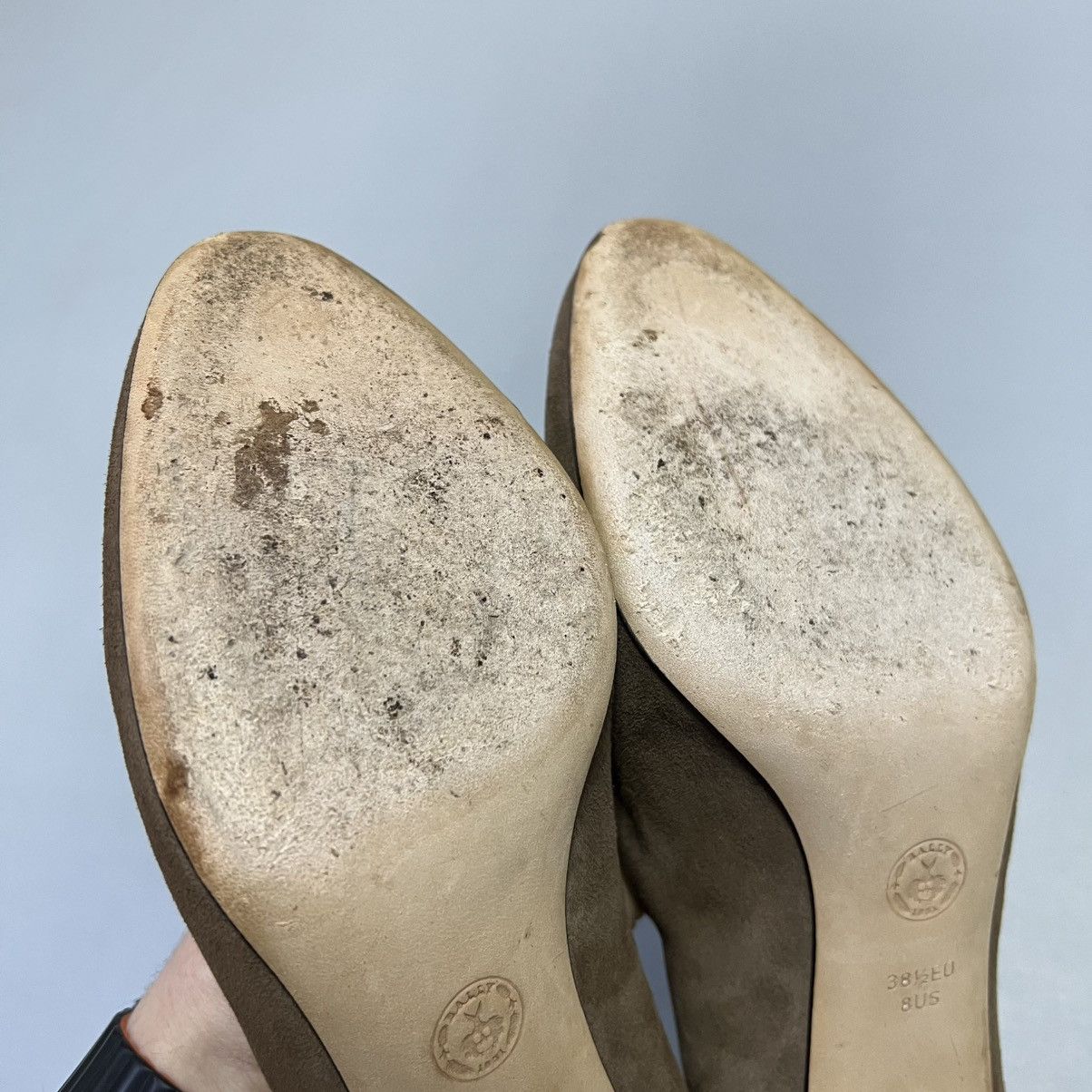 Bally Bally Suede Heels Brown Vintage Size US 8.5 / IT 38.5 - 13 Thumbnail