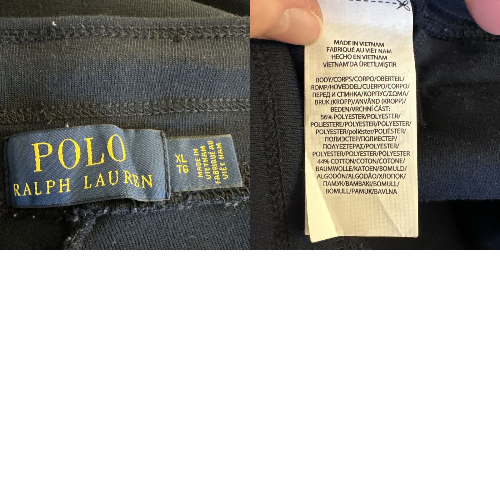 Ralph Lauren Polo Ralph Lauren Jogger Pants Mens XL Navy Sweatpants Drawstring Logo Activewear Tapered Leg Pockets Size US XL / EU 56 / 4 - 8 Thumbnail