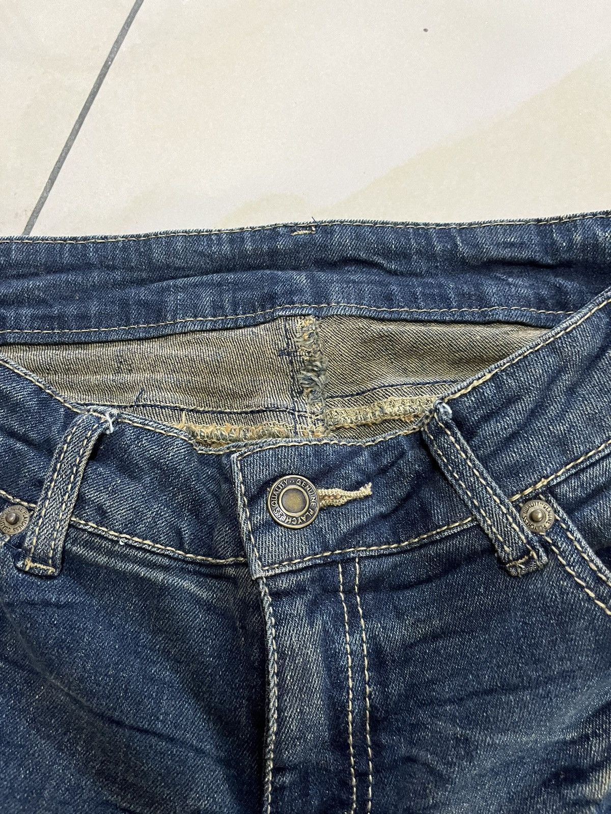 Hysteric Glamour Flare Jeans Japanese mud rusty thunder skinny low rise Size US 27 - 5 Thumbnail
