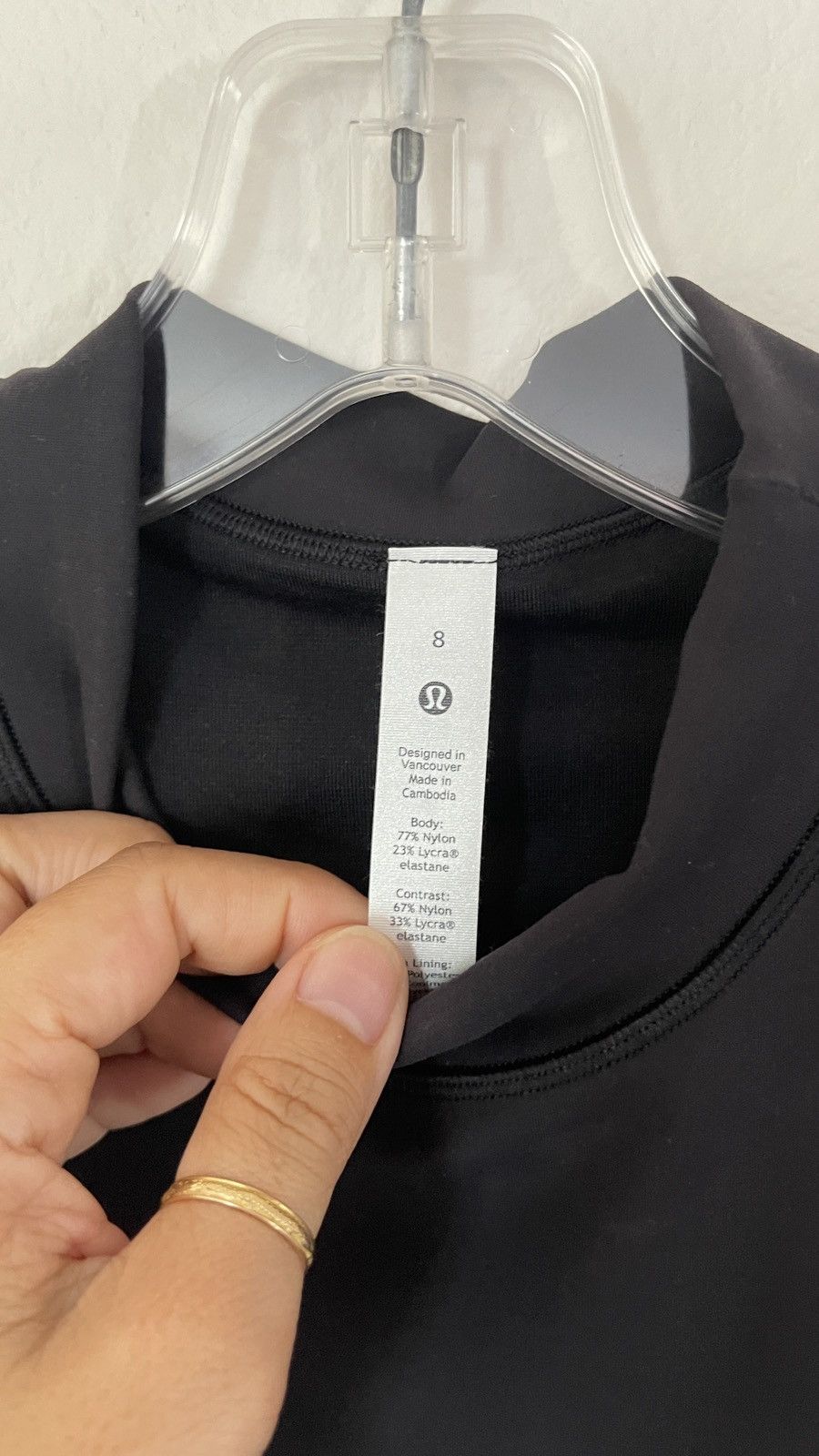 Lululemon Lululemon Evelux and Mesh crop tank 8 new with tag in black Size M / US 6-8 / IT 42-44 - 7 Thumbnail