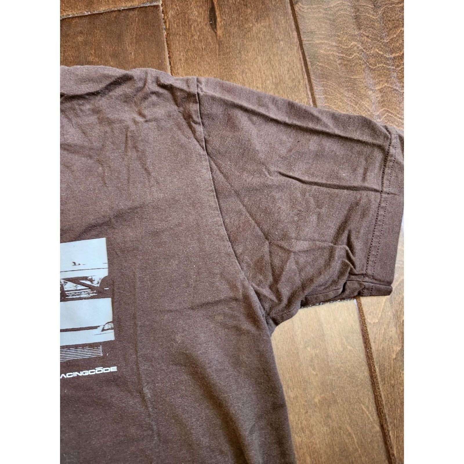 American Apparel American Apparel T-Shirt Mens Racing Code DRIFT Brown M Sz M Crew Neck Cotton All Seasons" Size US M / EU 48-50 / 2 - 7 Thumbnail