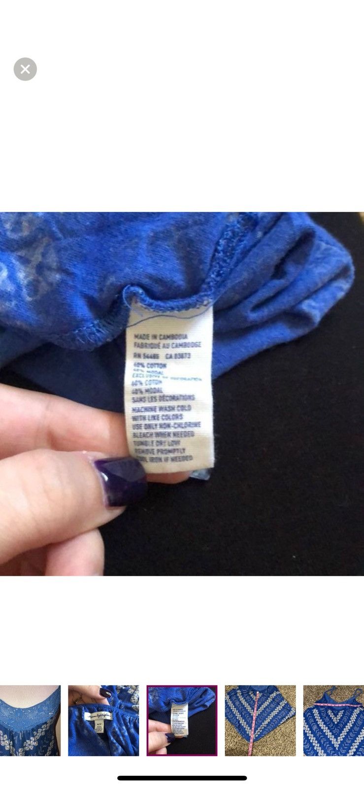 American Eagle Outfitters American eagle outfitters XS boho tank top Size XS / US 0-2 / IT 36-38 - 2 Thumbnail