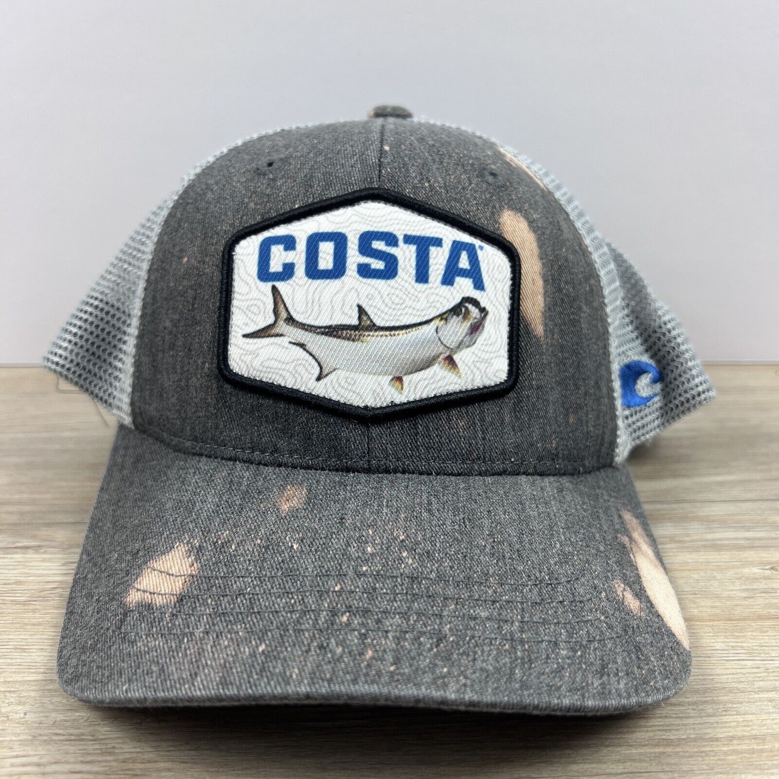 Other Costa Snapback Hat Gray Adjustable Hat Adult Fit Gray Hat Size ONE SIZE - 7 Thumbnail