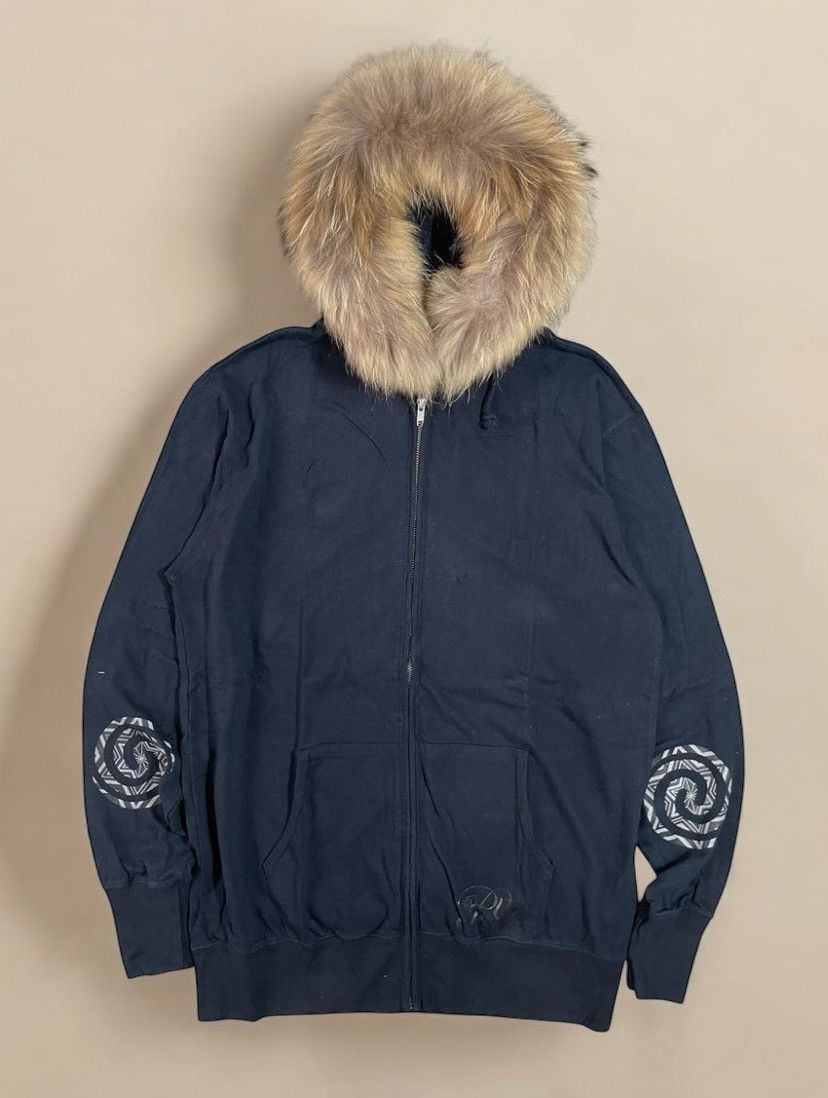 Japanese Brand Japanese Sukajan Style Fur Zip Hoodie Size US XL / EU 56 / 4 - 1 Thumbnail