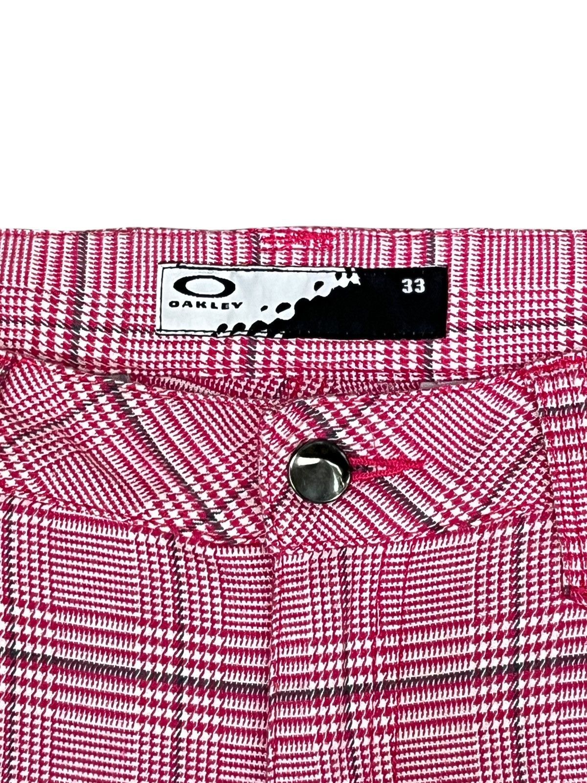 Oakley Vintage Oakley Skull Pink Houndstooth Flare Pants Rare Size 30" / US 8 / IT 44 - 10 Thumbnail