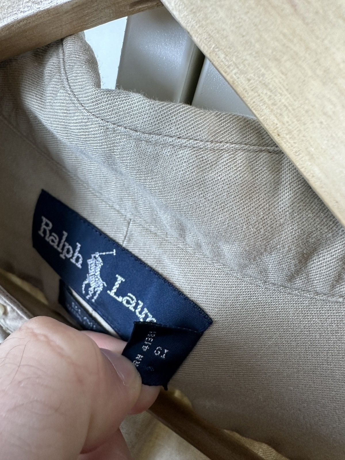 Polo Ralph Lauren Ralph Lauren beige blaire button up shirt Size US M / EU 48-50 / 2 - 8 Thumbnail