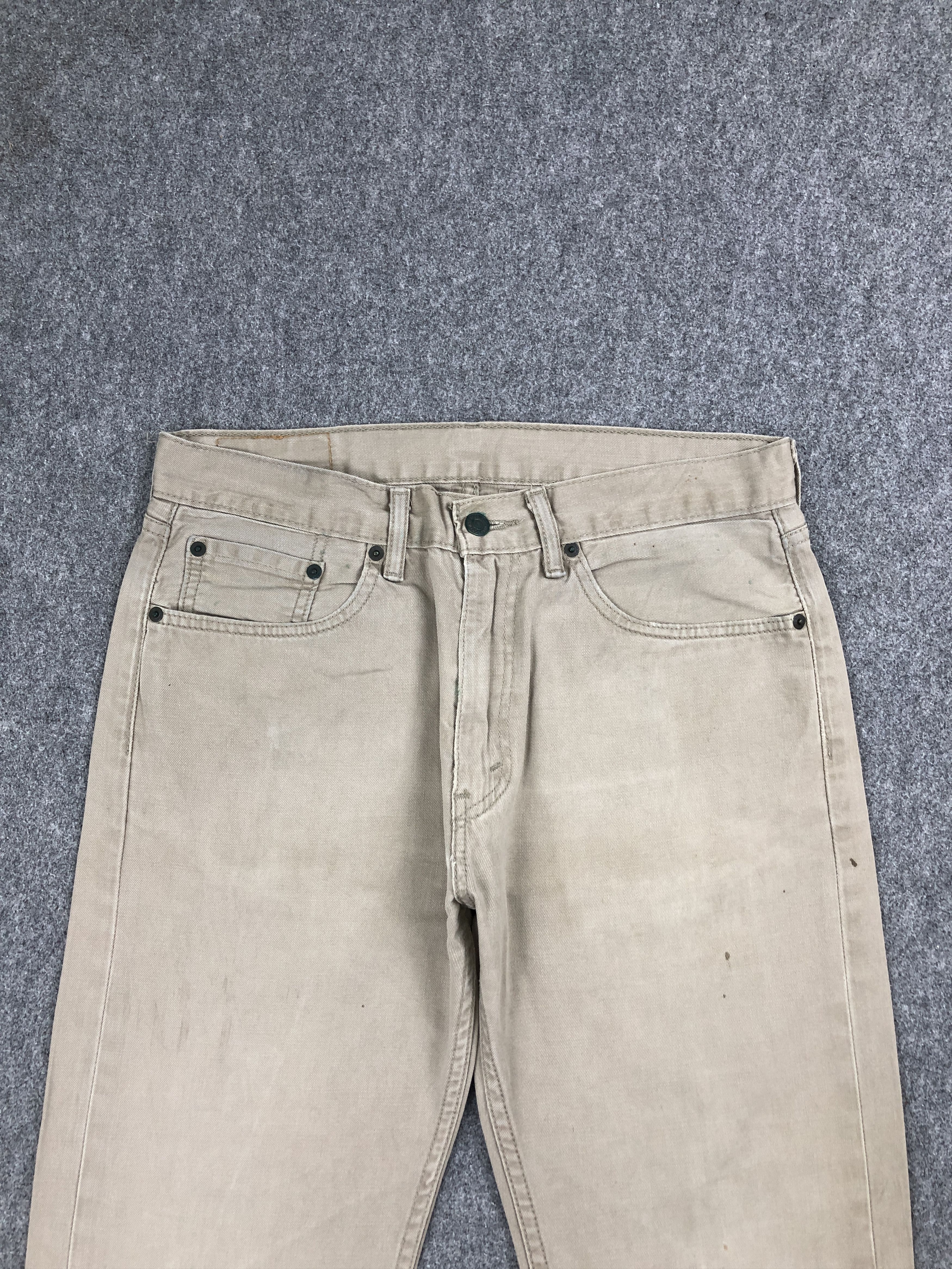 Levi's Vintage Levis 505 Light Brown Jeans DP2534 Size US 31 - 3 Thumbnail