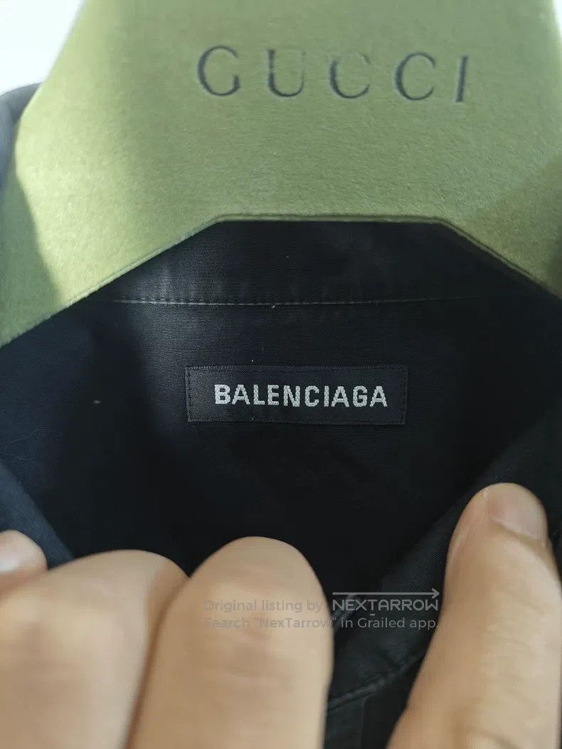 Balenciaga Balenciaga size 39 Letter Logo Short Sleeve T-Shirt Size US L / EU 52-54 / 3 - 3 Thumbnail