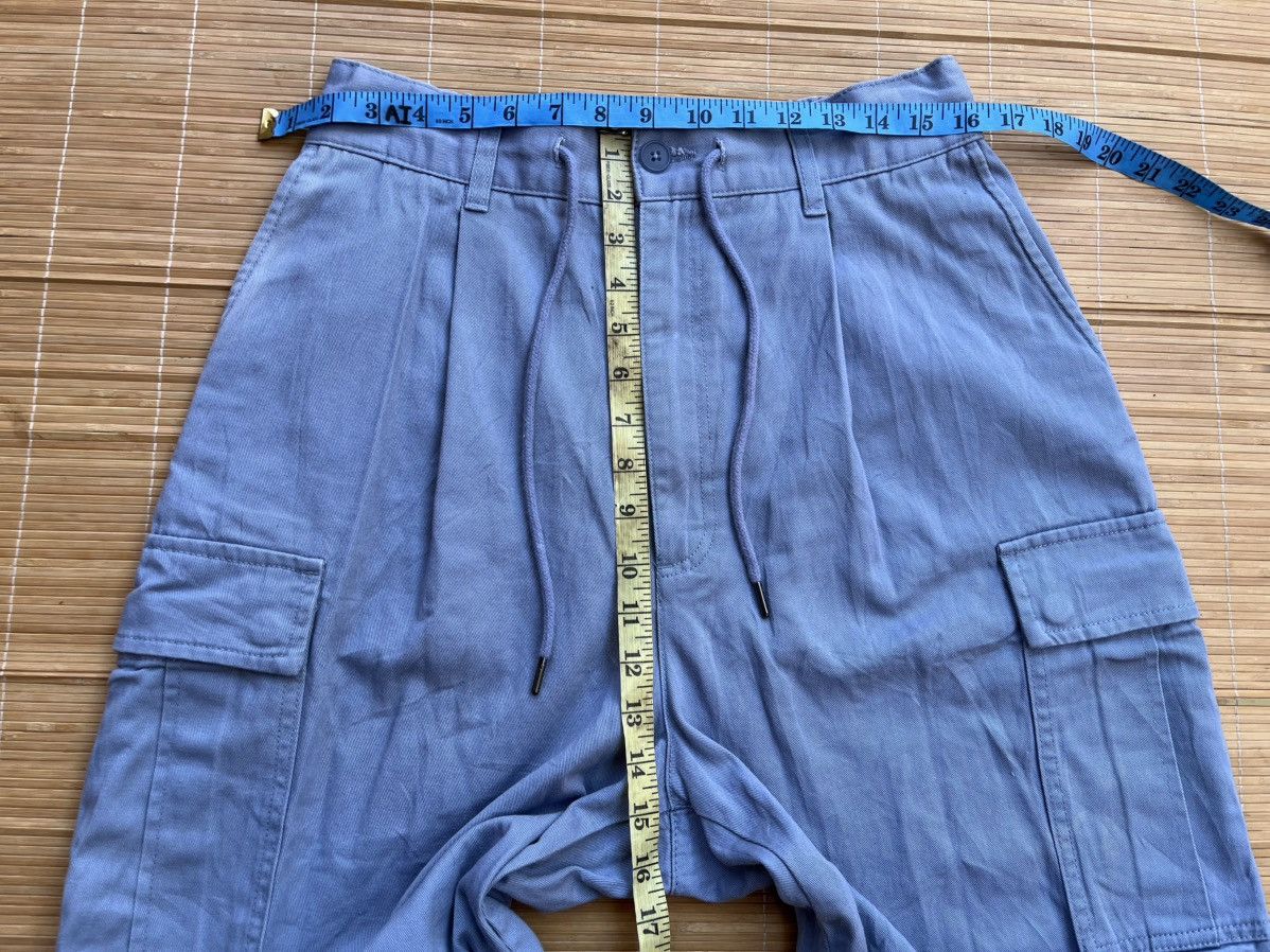Japanese Brand Japanese brand Purple&yellow cargo baggy pants Size US 31 - 6 Thumbnail