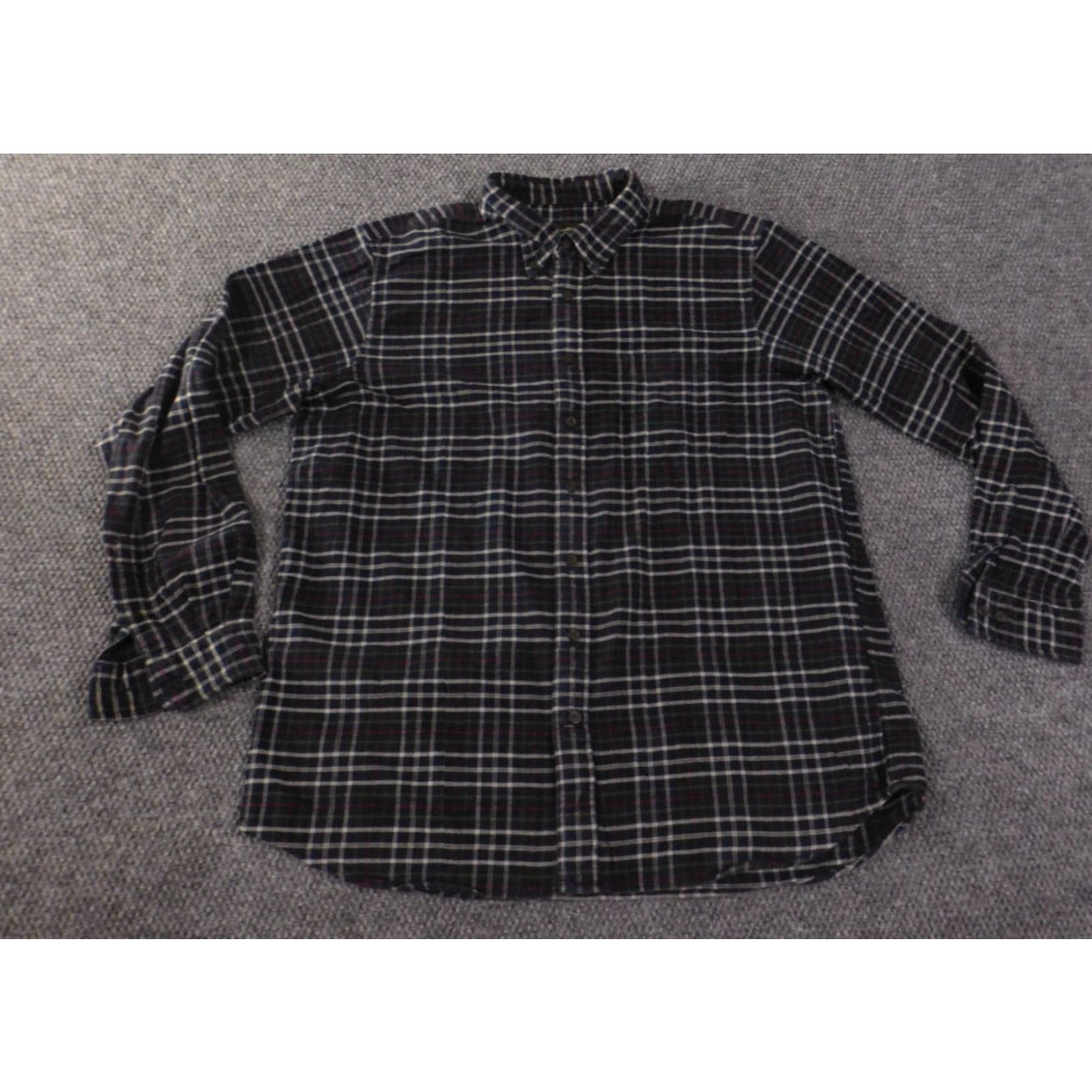 Eddie Bauer VINTAGE Eddie Bauer flannel shirt Mens XL Blue Tall Ourdoors Button Up Casual Retro 90s Mens Size US XL / EU 56 / 4 - 2 Thumbnail