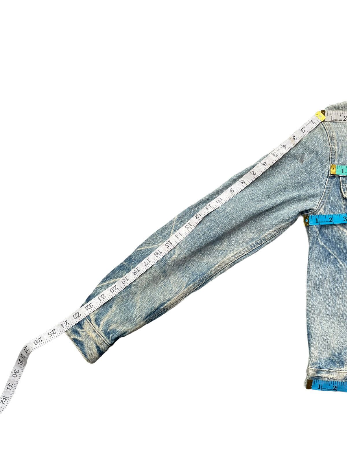 Japanese Brand Vintage DMG Denim Distressed Jacket Size S / US 4 / IT 40 - 10 Thumbnail