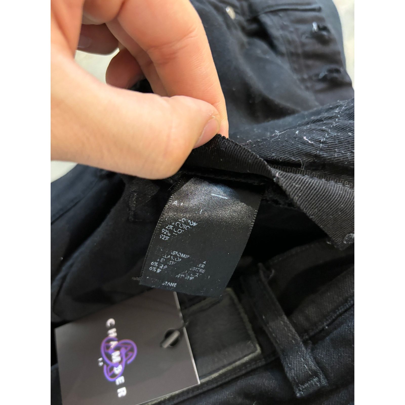 Amiri Amiri MX1 Black Aloha Patch (Missing Button) Used 34 Size US 34 / EU 50 - 4 Thumbnail