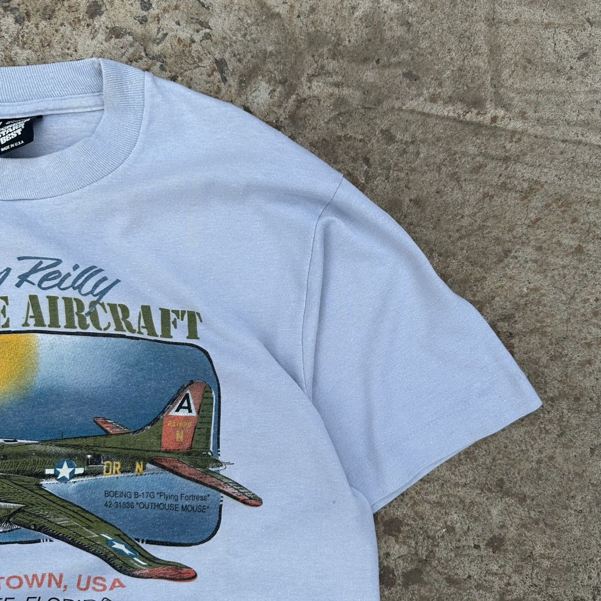 Japanese Brand VTG Tom Reilly Vintage Aircraft Bombertown USA Single stitch Size US S / EU 44-46 / 1 - 3 Thumbnail