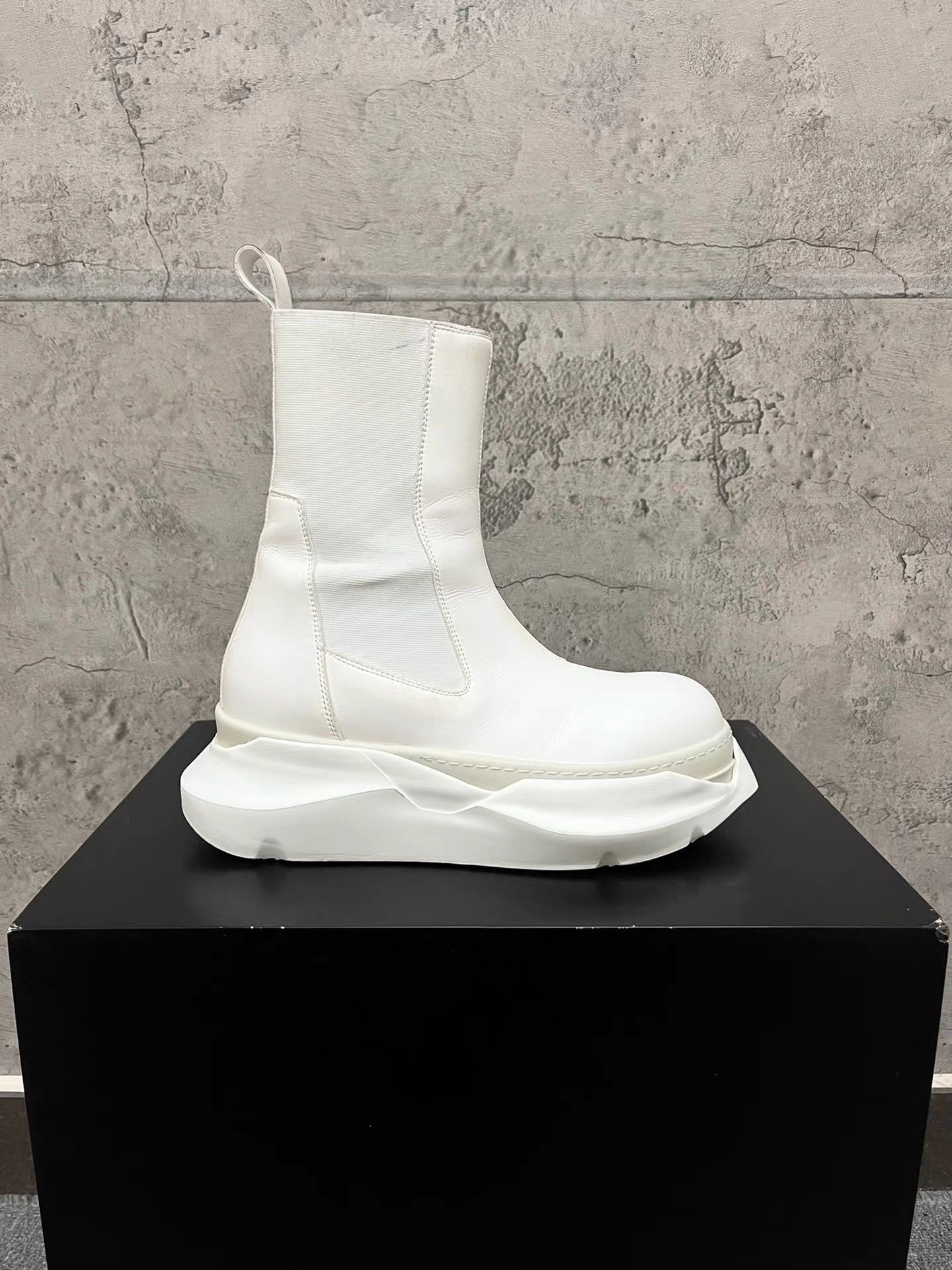 Rick Owens Rick Owens Thick Sole Leather Chelsea Boots K34 Size US 6 / EU 39 - 3 Thumbnail