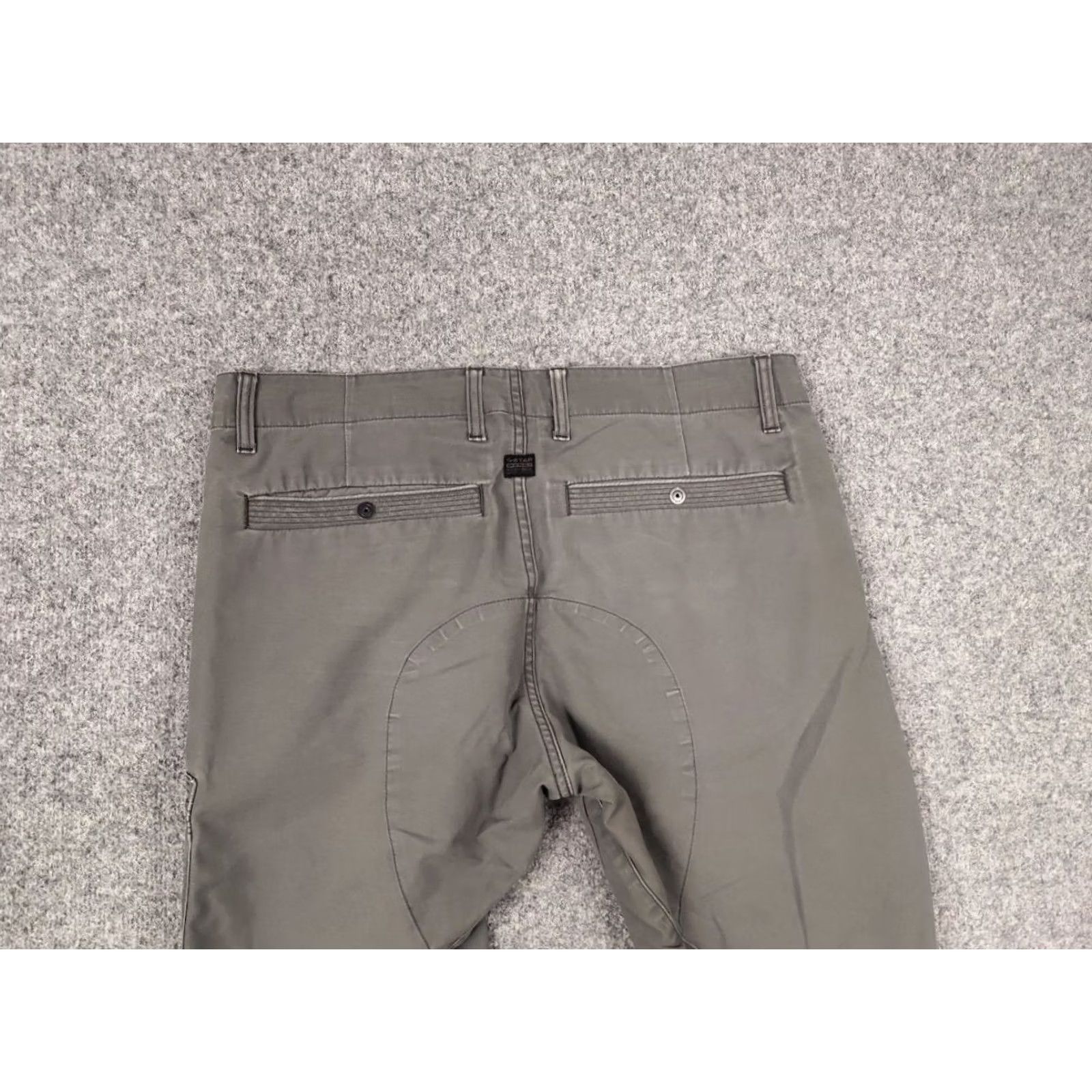 G-Star VINTAGE G-Star Powel 3D Multi pocket Cargo Zip Pants 36 Gray CN Cotton Casual Travel Workwear Men 90s 2000s Style Size US 36 / EU 52 - 7 Thumbnail