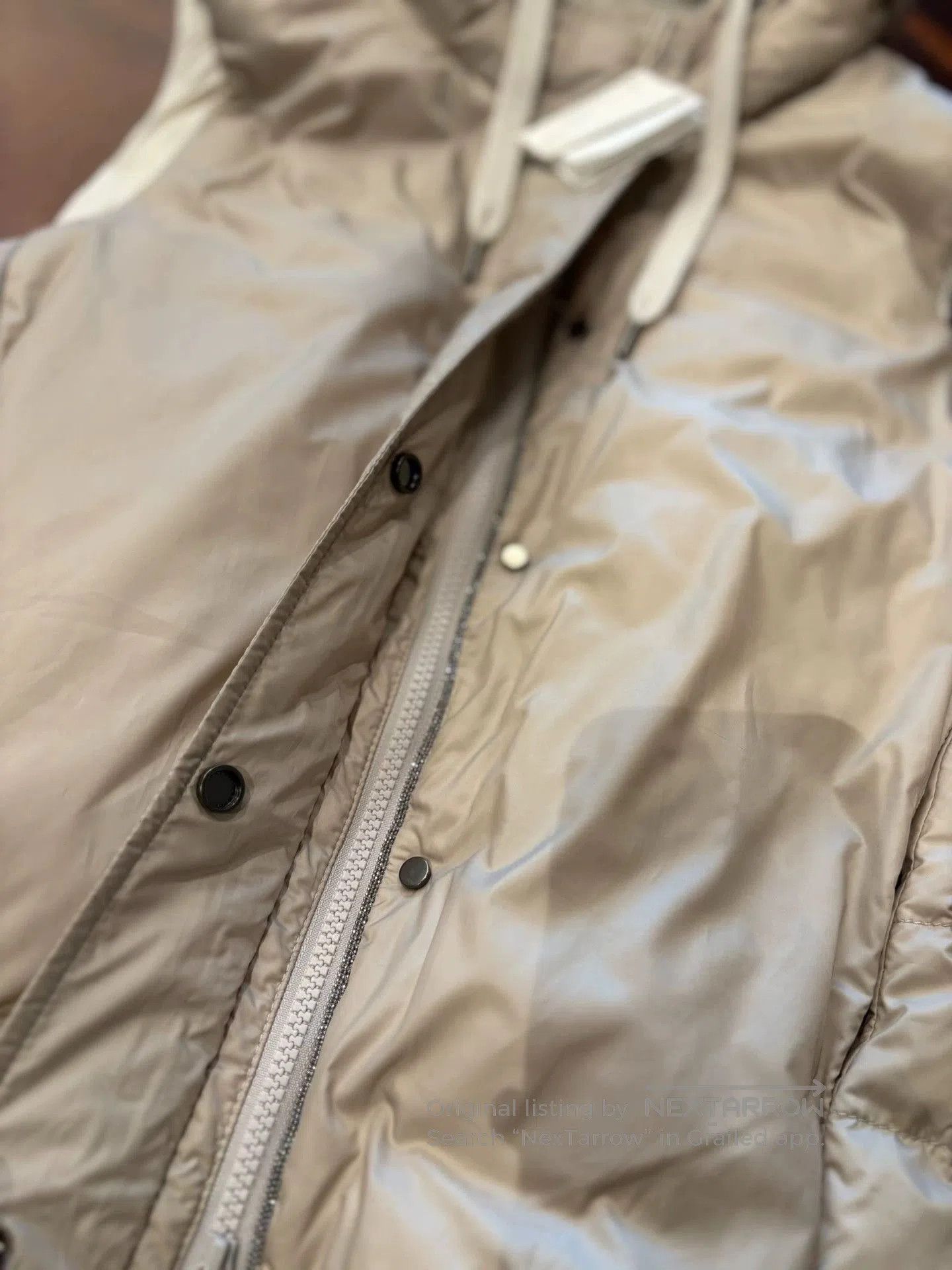 Brunello Cucinelli Brunello Cucinelli Beaded Down Vest. Size US M / EU 48-50 / 2 - 6 Thumbnail