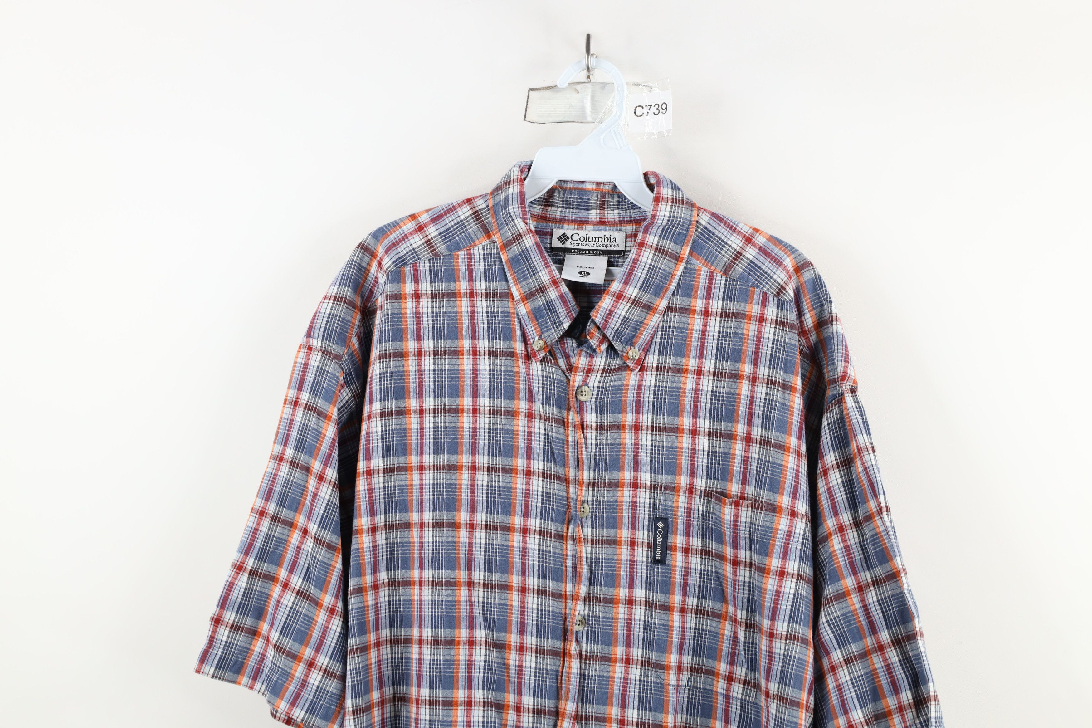Columbia × Vintage Vintage Columbia Rainbow Plaid Collared Button Down Shirt Size US XL / EU 56 / 4 - 2 Thumbnail