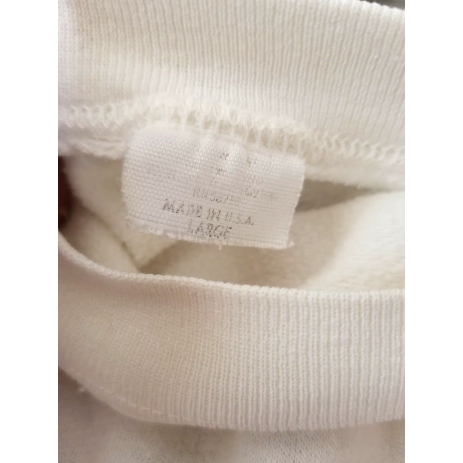 Vintage Vintage USA Florida Sailing Flags Crewneck Sweatshirt L White Cotton Unbranded Unisex Adults Sweatshirt Distressed Graphic 90s? Size L / US 10 / IT 46 - 4 Thumbnail